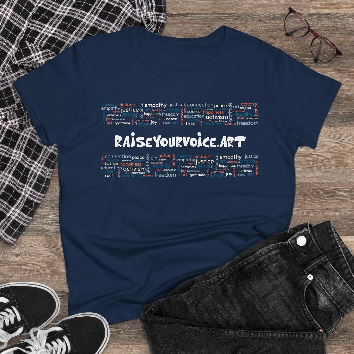 Empowerment Activism Women's Tee - Raise Your Voice