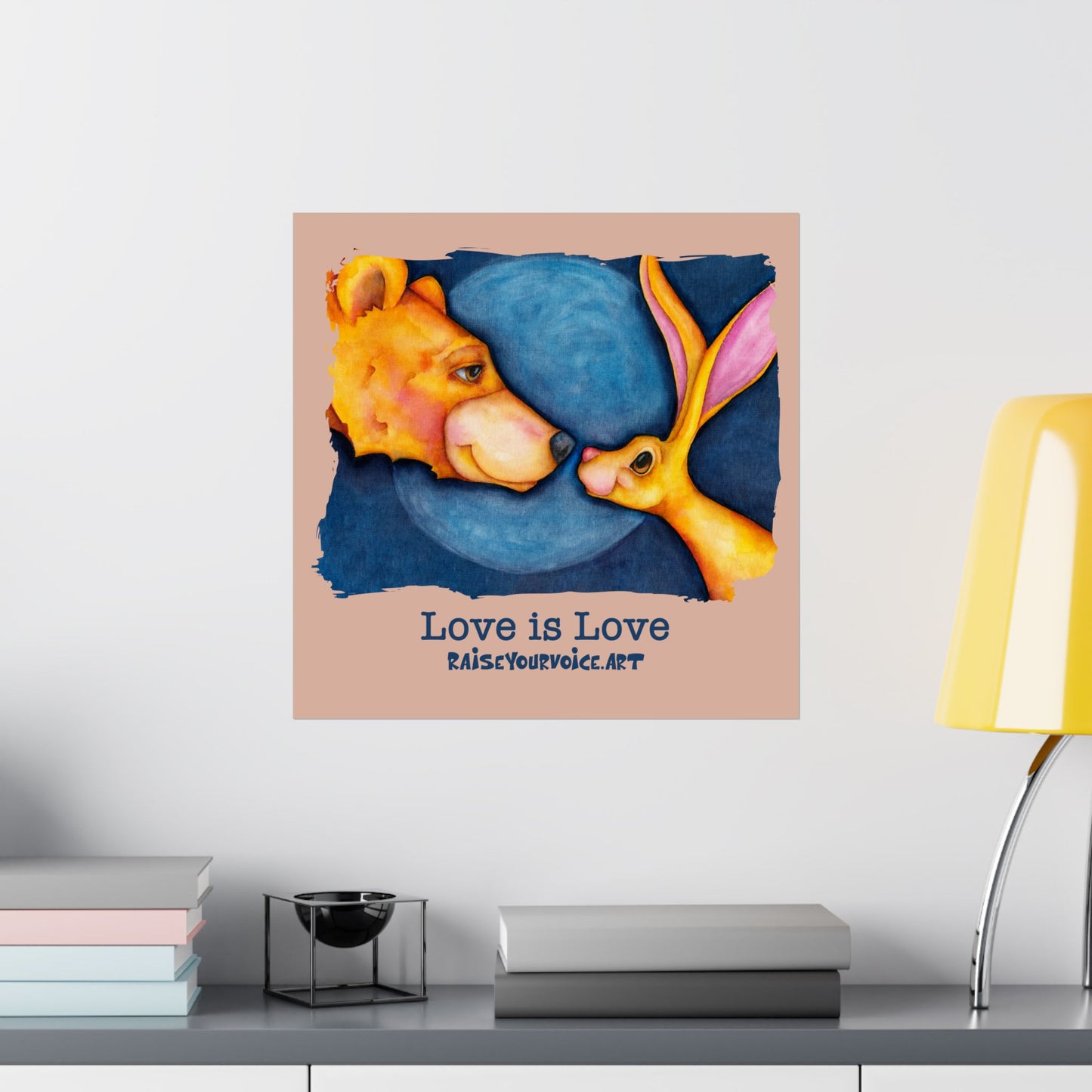 Love is Love Art Print - Matte Vertical Poster for Home Decor