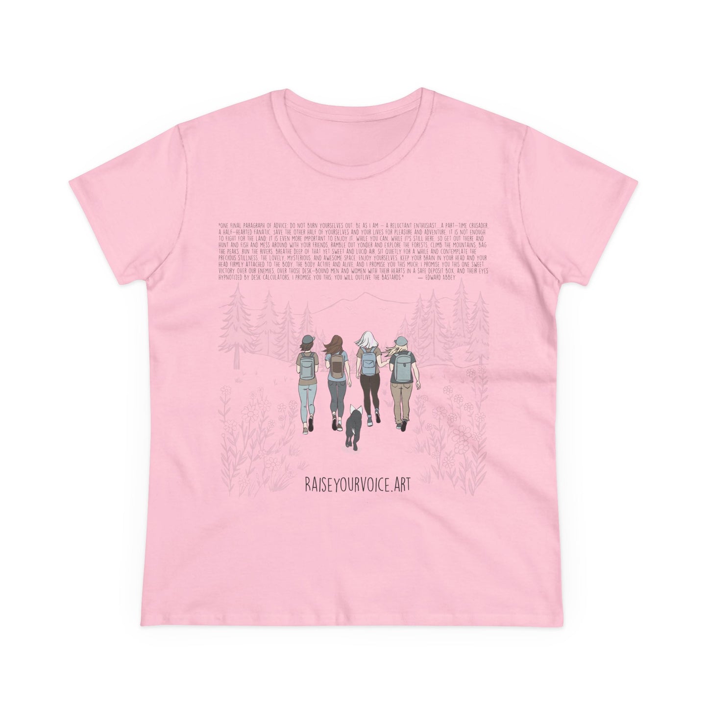 Women's Activist Tee - raiseyourvoice.art