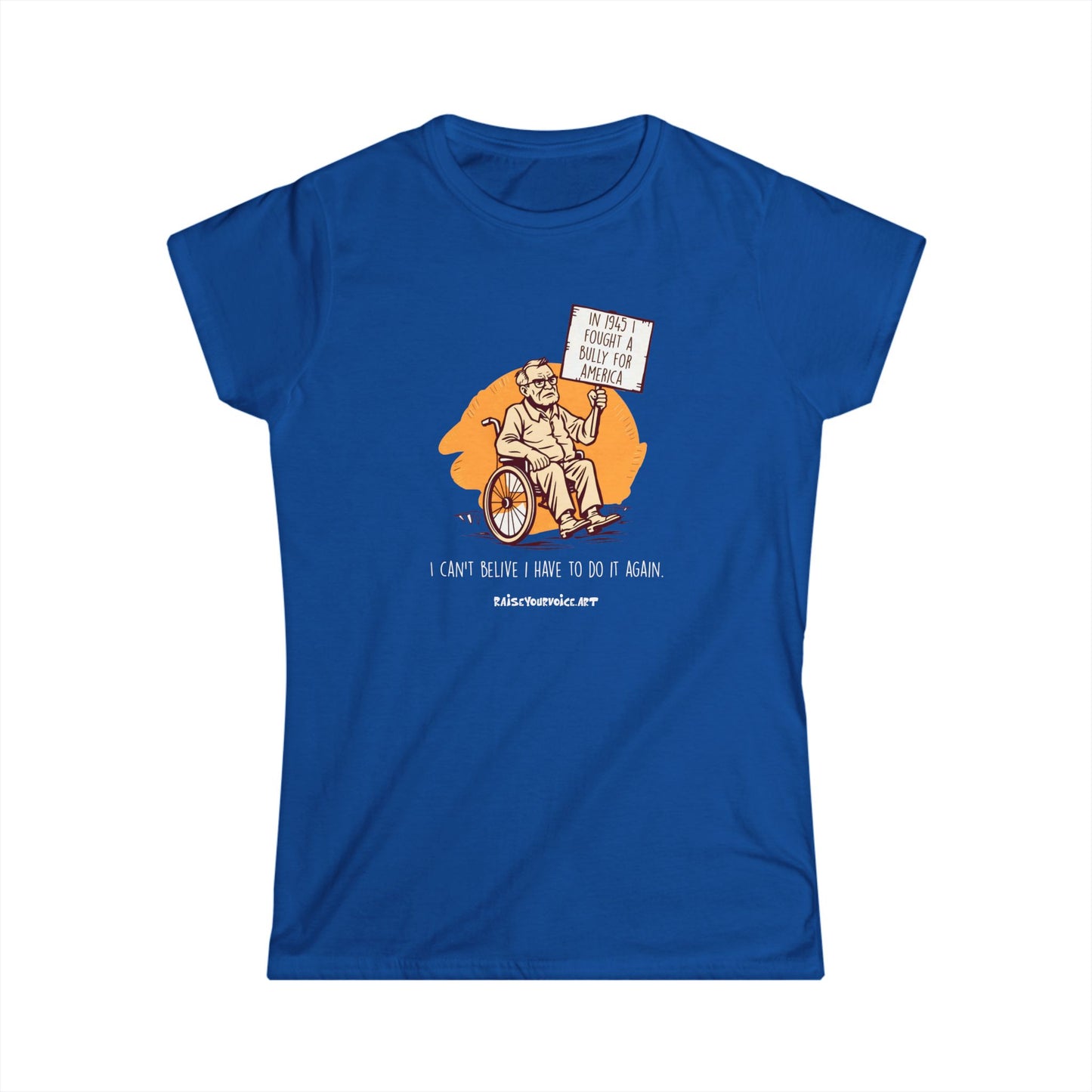 Women's Tee - Raise Your Voice Against Fighting Fascism in America