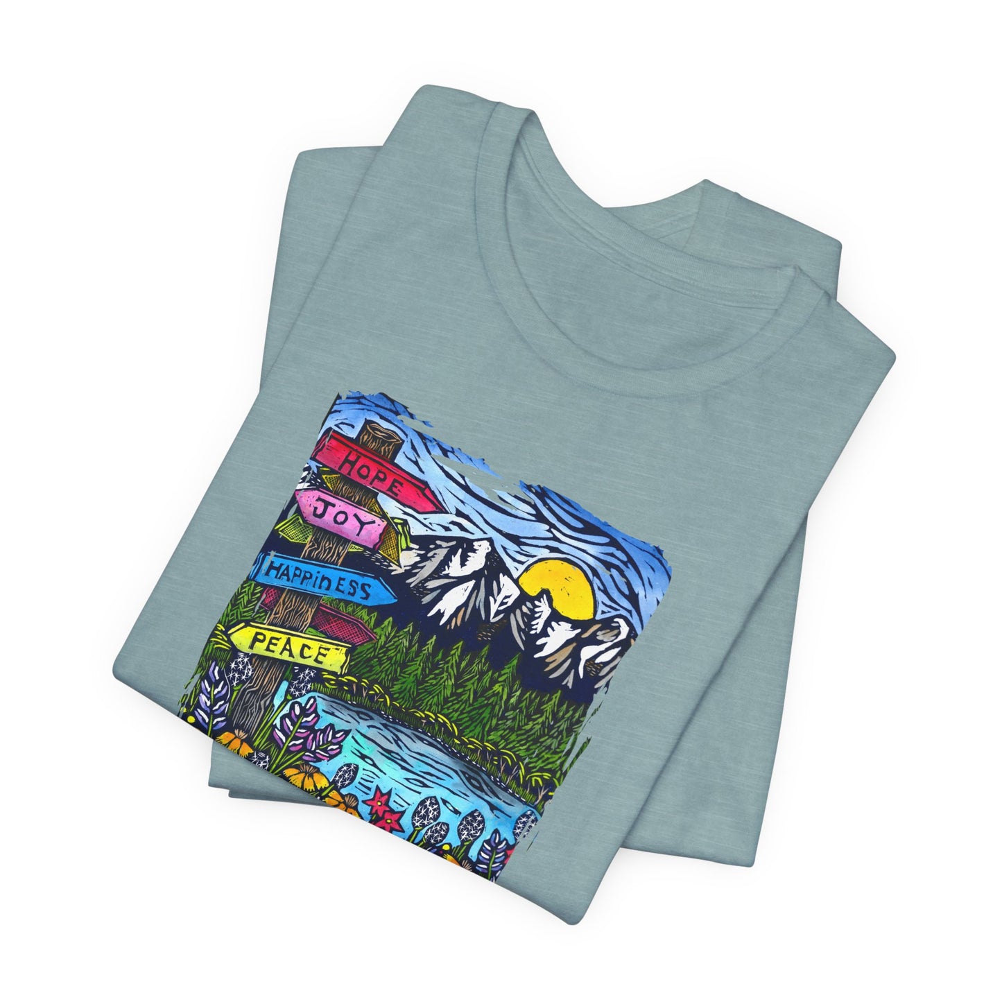 Protect Your Peace Unisex Tee - Inspirational Short Sleeve T-Shirt for Mindfulness