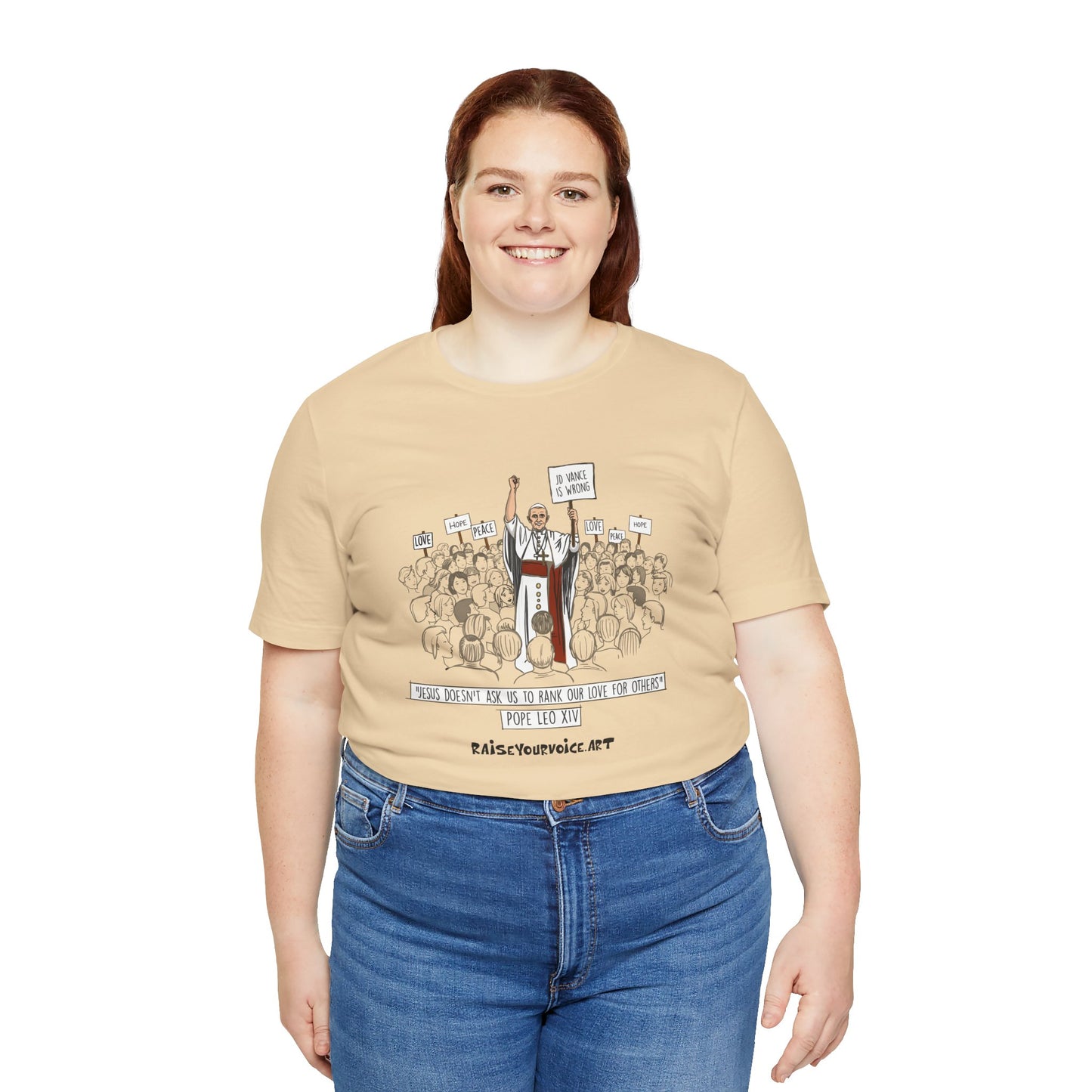 Pope Leo XIV Unisex Tee - American Pope Tribute
