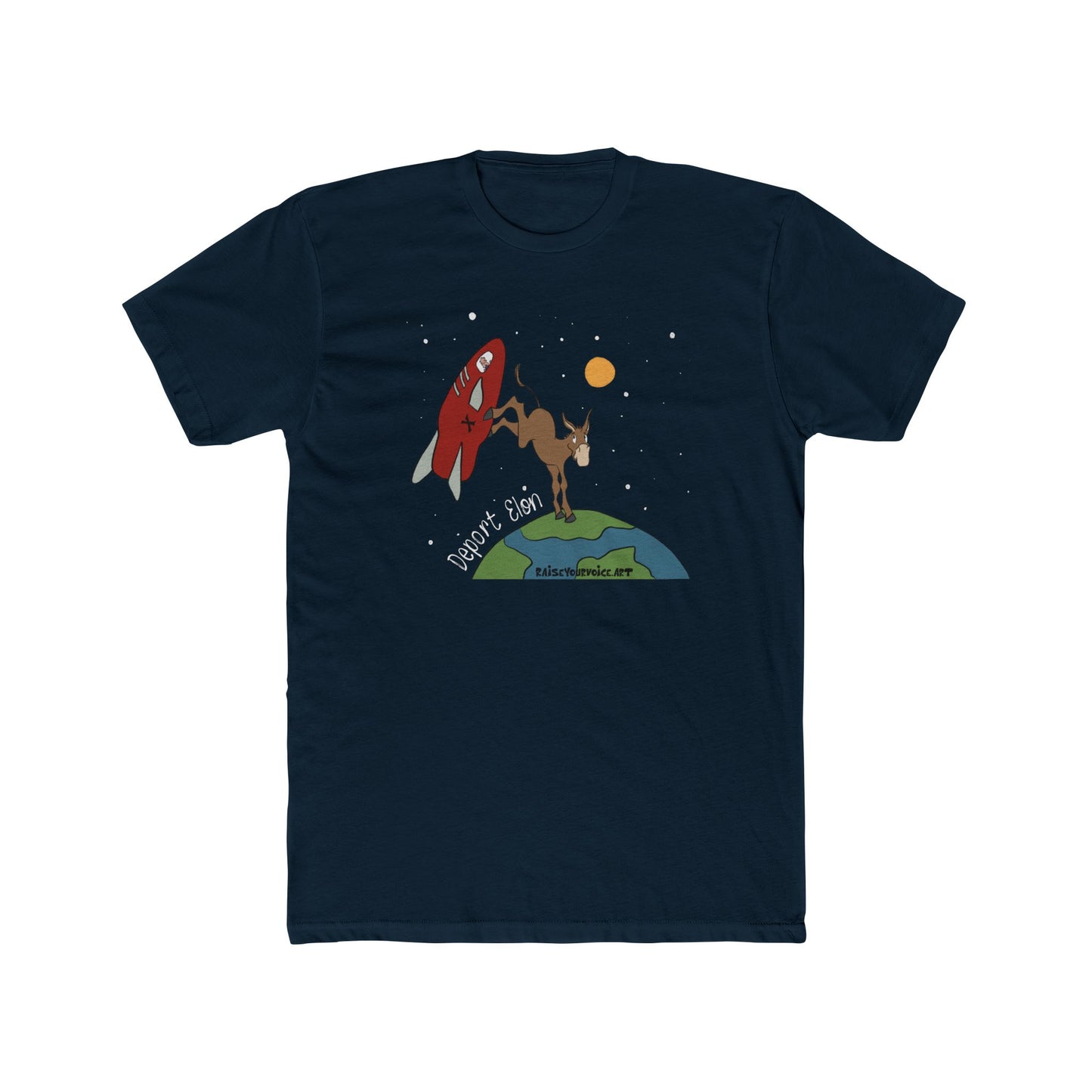 "Deport Elon" Unisex Cotton Crew Tee