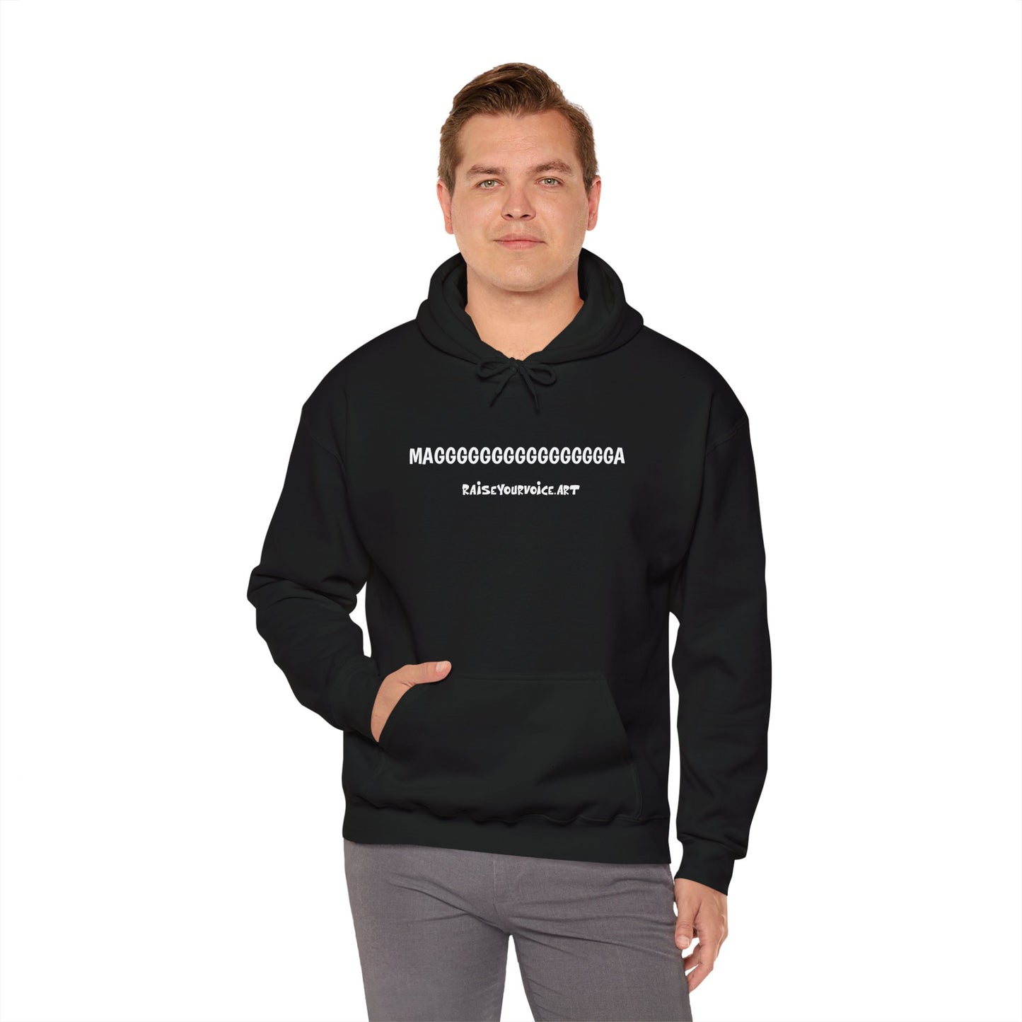 Cozy Unisex Heavy Blend™ MAGGGGGGGGGGGGA Hooded Sweatshirt