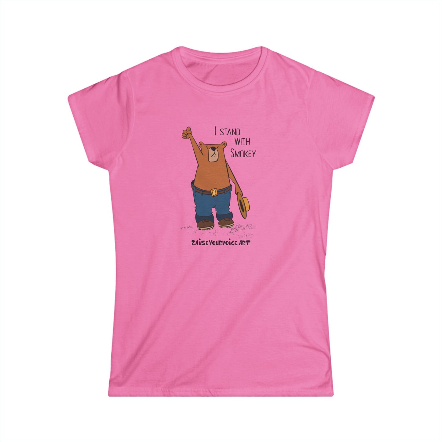 "I Stand With Smokey" Women’s Softstyle Tee
