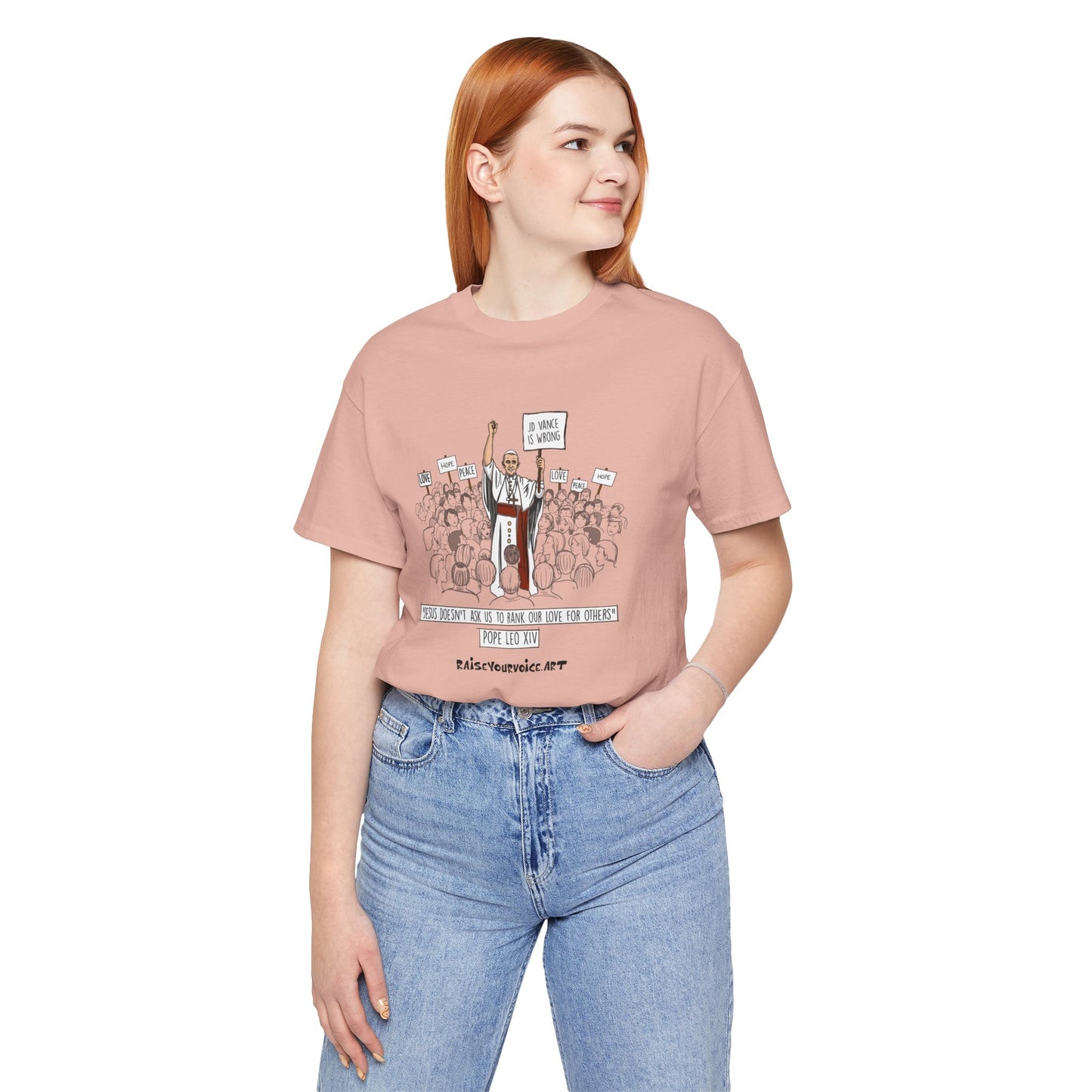 Pope Leo XIV Unisex Tee - American Pope Tribute