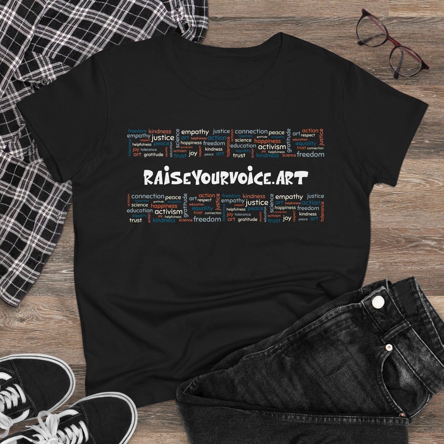 Empowerment Activism Women's Tee - Raise Your Voice