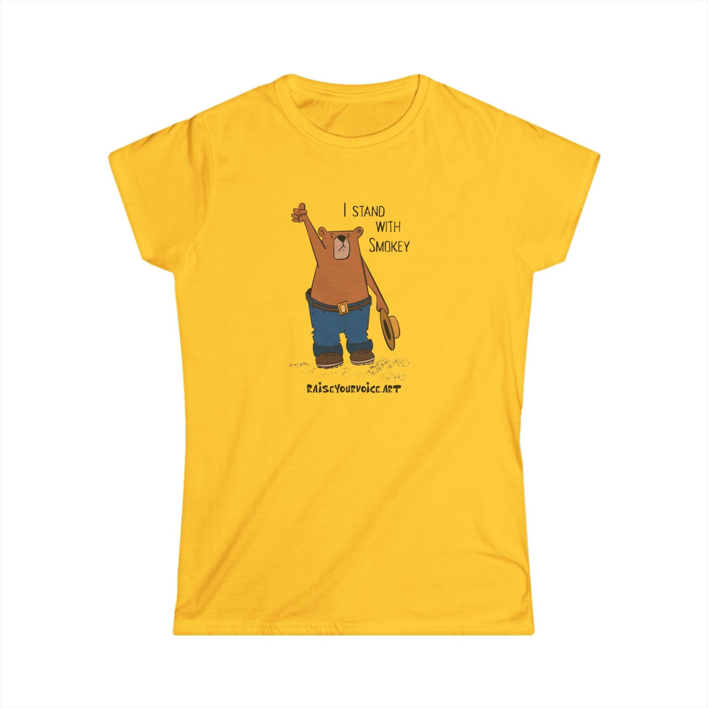 "I Stand With Smokey" Women’s Softstyle Tee