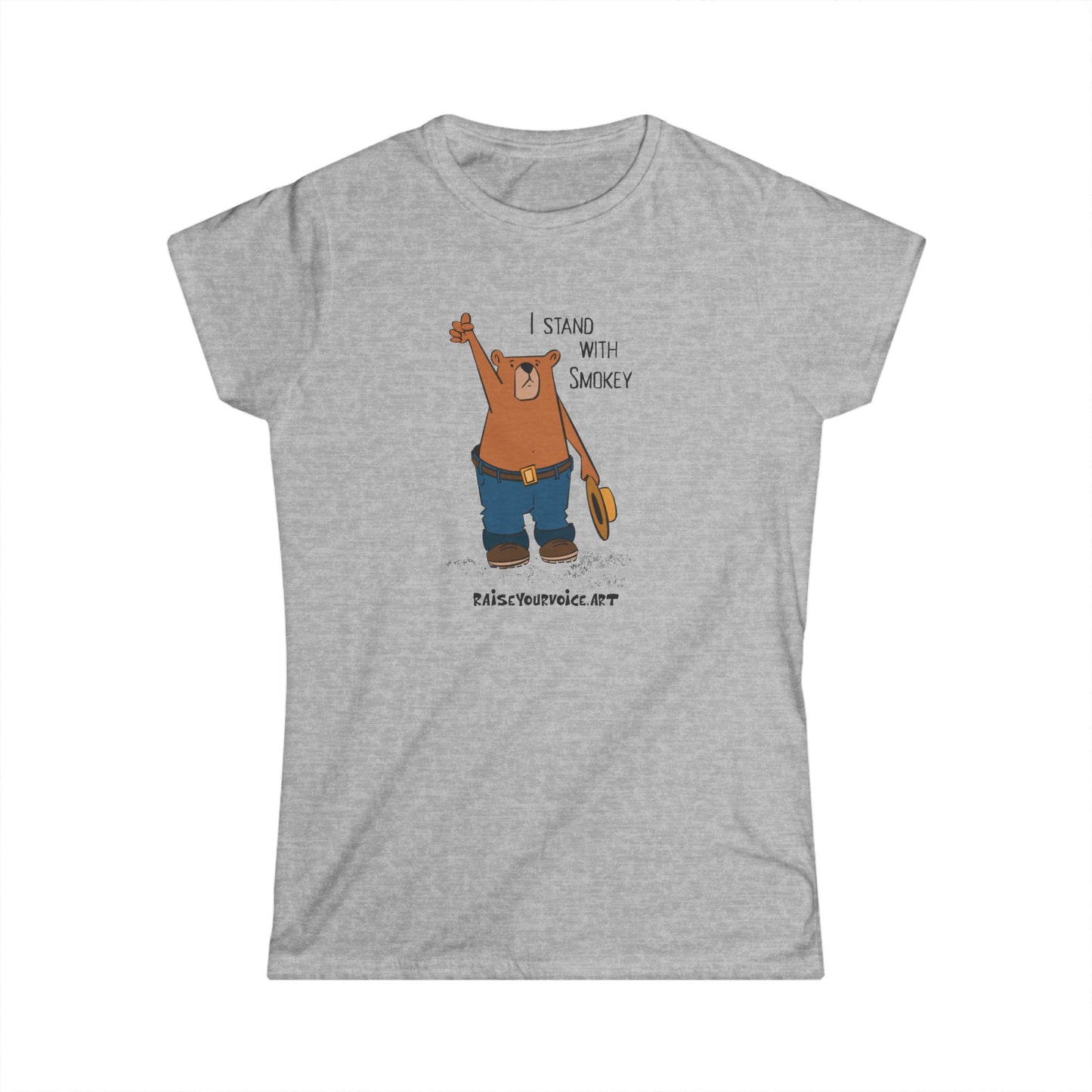 "I Stand With Smokey" Women’s Softstyle Tee