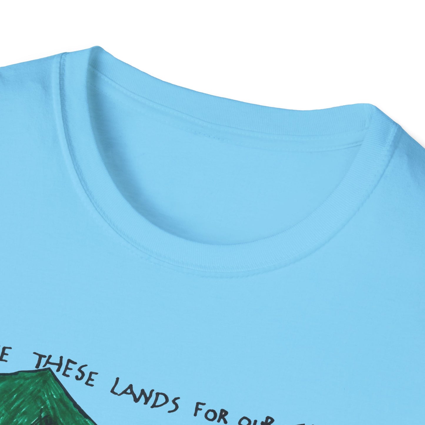 Eco-Conscious Unisex T-Shirt - "Save These Lands for Our Future"