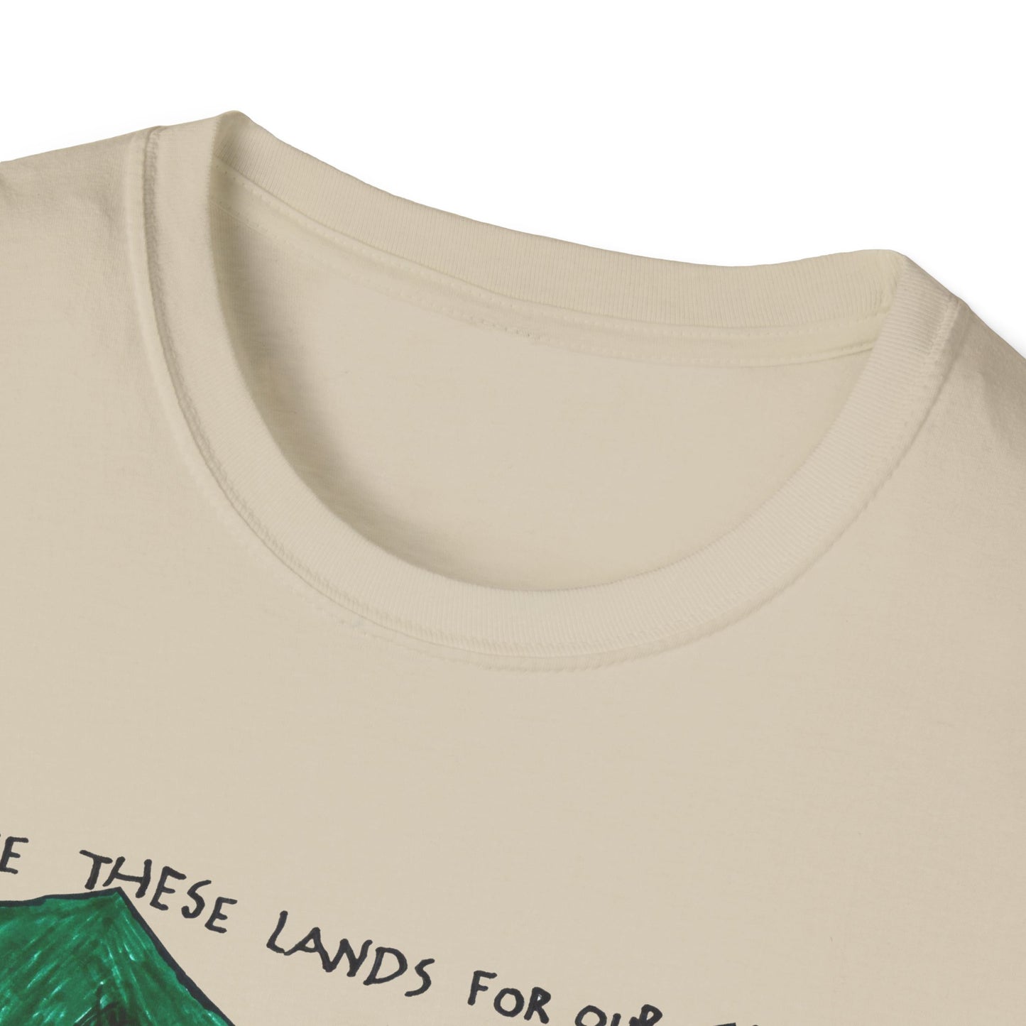 Eco-Conscious Unisex T-Shirt - "Save These Lands for Our Future"