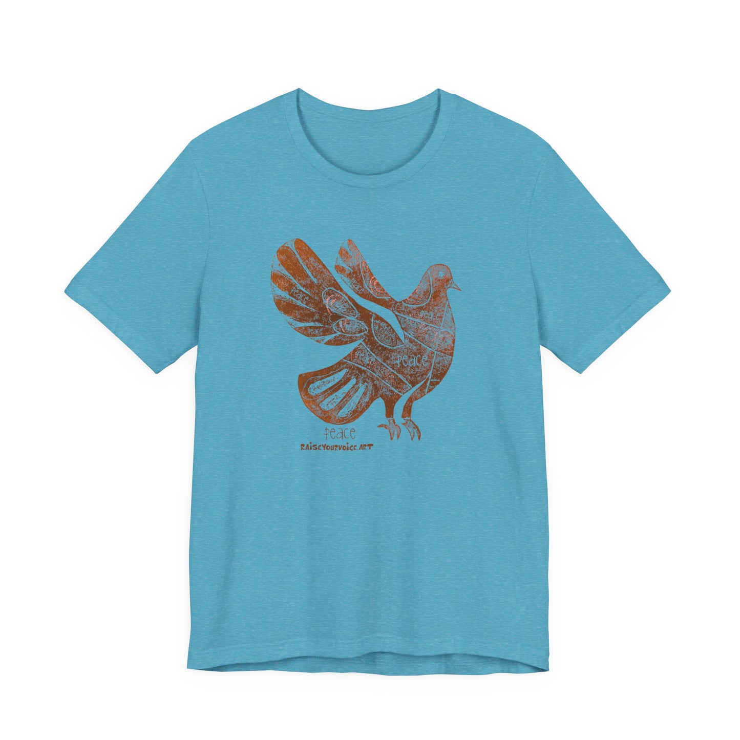 Peace Pigeon Graphic Tee - Unisex Jersey Short Sleeve T-Shirt