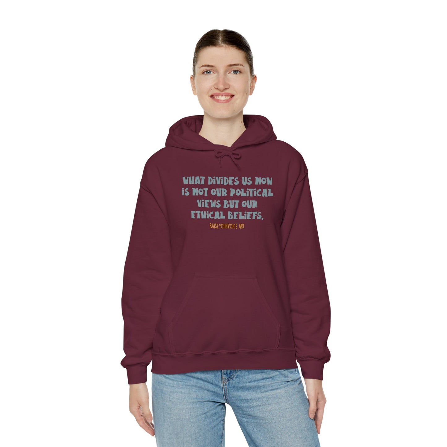 Ethical Beliefs Hoodie - Unisex Heavy Blend Sweatshirt