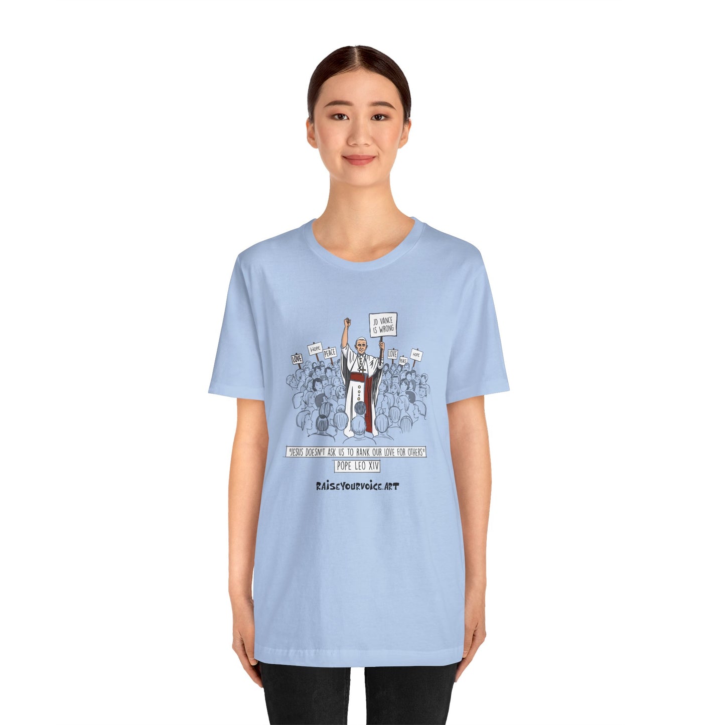 Pope Leo XIV Unisex Tee - American Pope Tribute