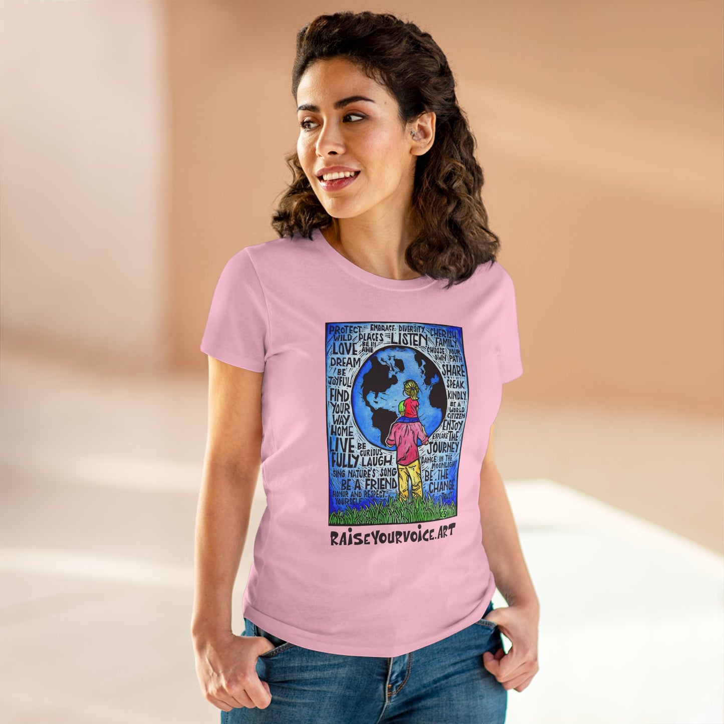 Teach Love and be the Change Women's Tee
