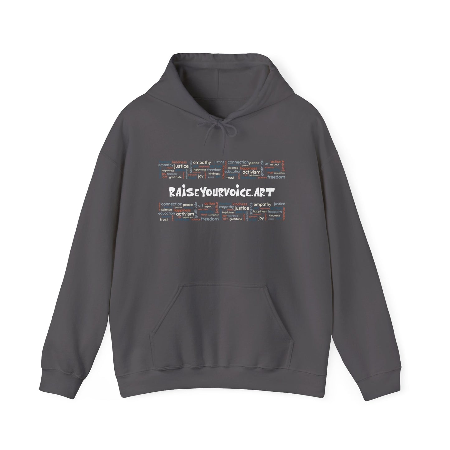 Raise Your Voice Art Sweatshirt - Unisex Heavy Blend™ Hoodie