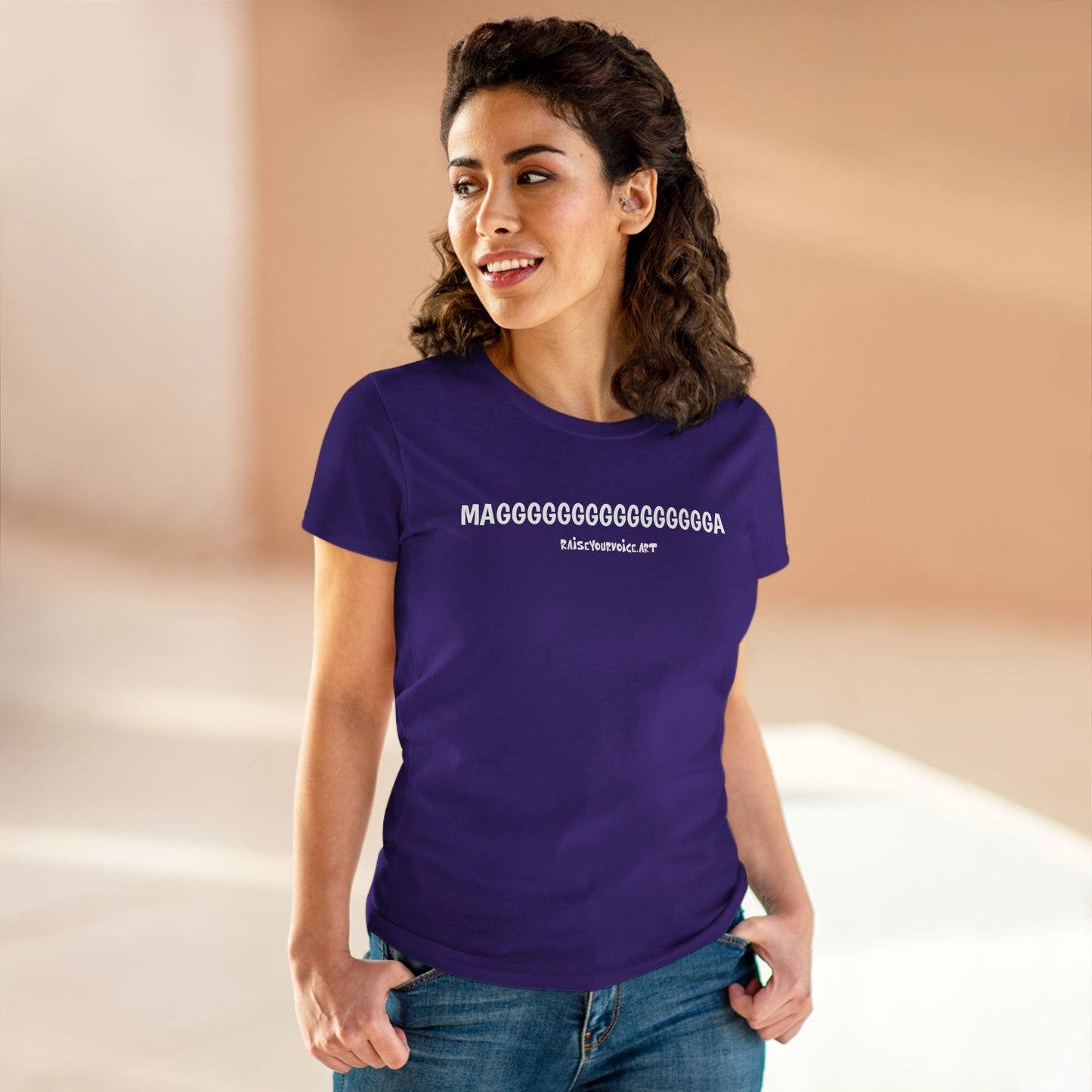 Women's MAGGGGGGGGGGGGA Cotton Tee
