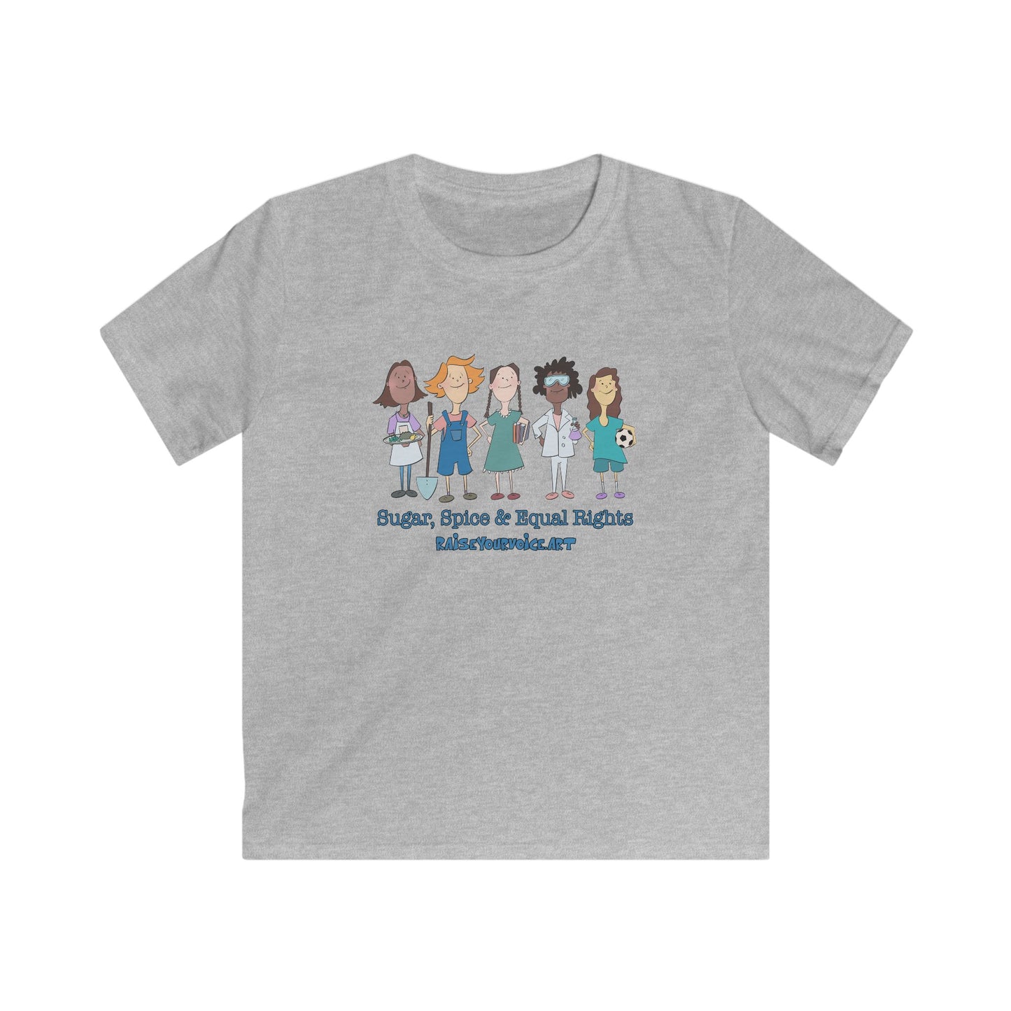 Sugar, Spice, and Equal Rights! - children soft style tee