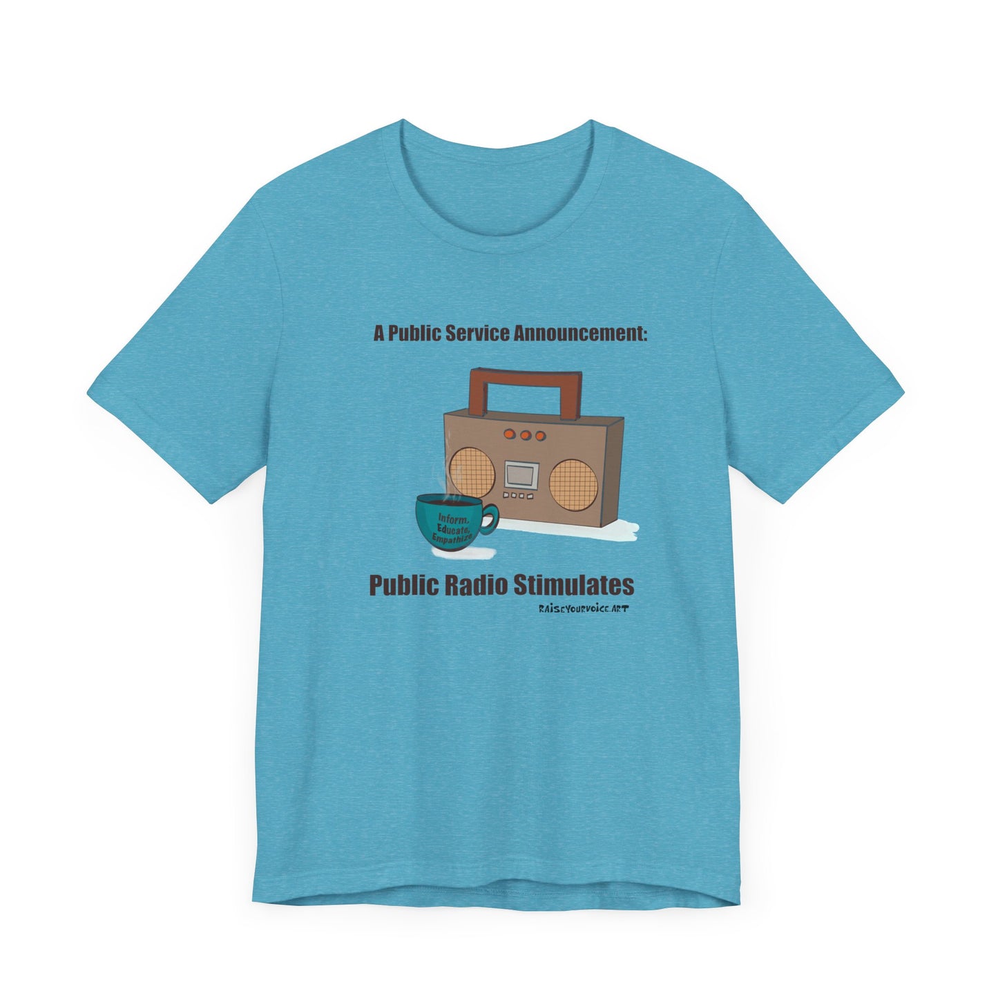 Public Radio Stimulates Unisex Jersey Tee