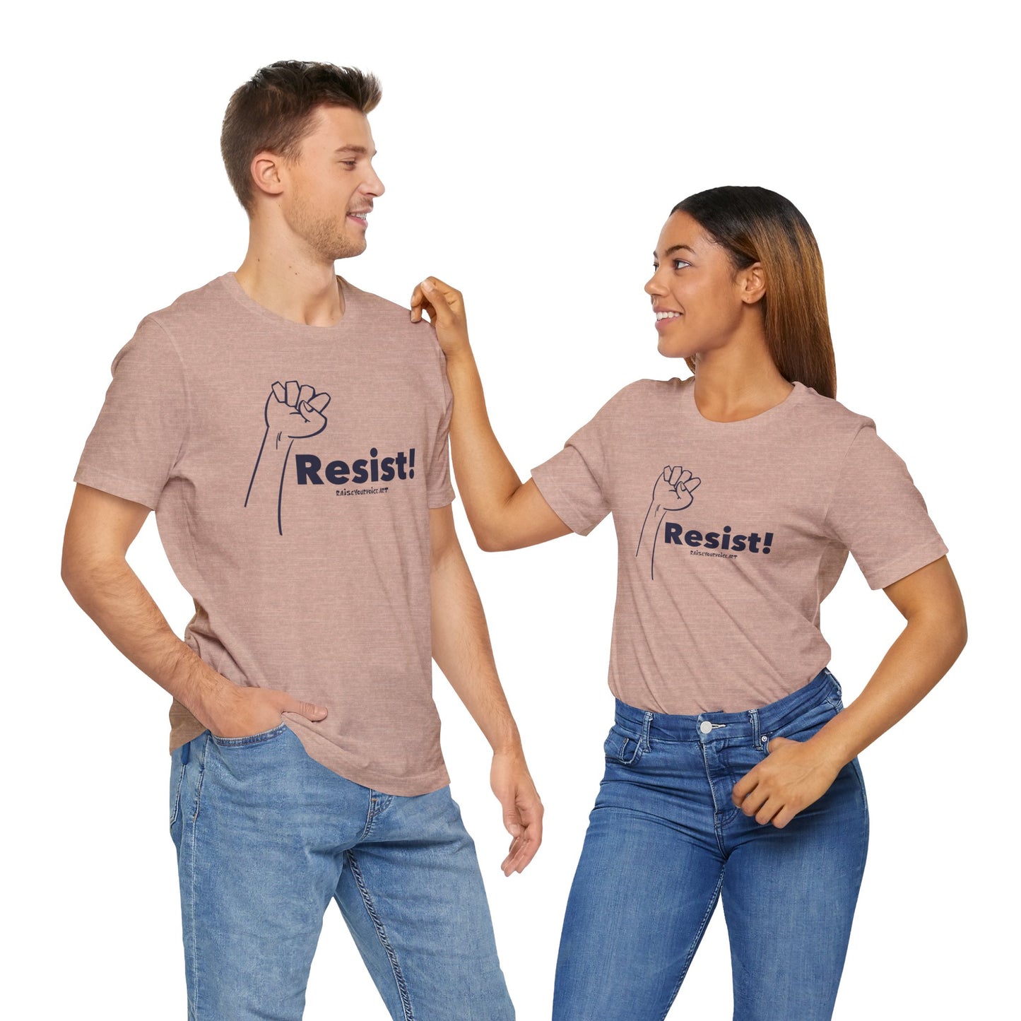 "Resist!" - Empowerment Unisex Jersey Tee