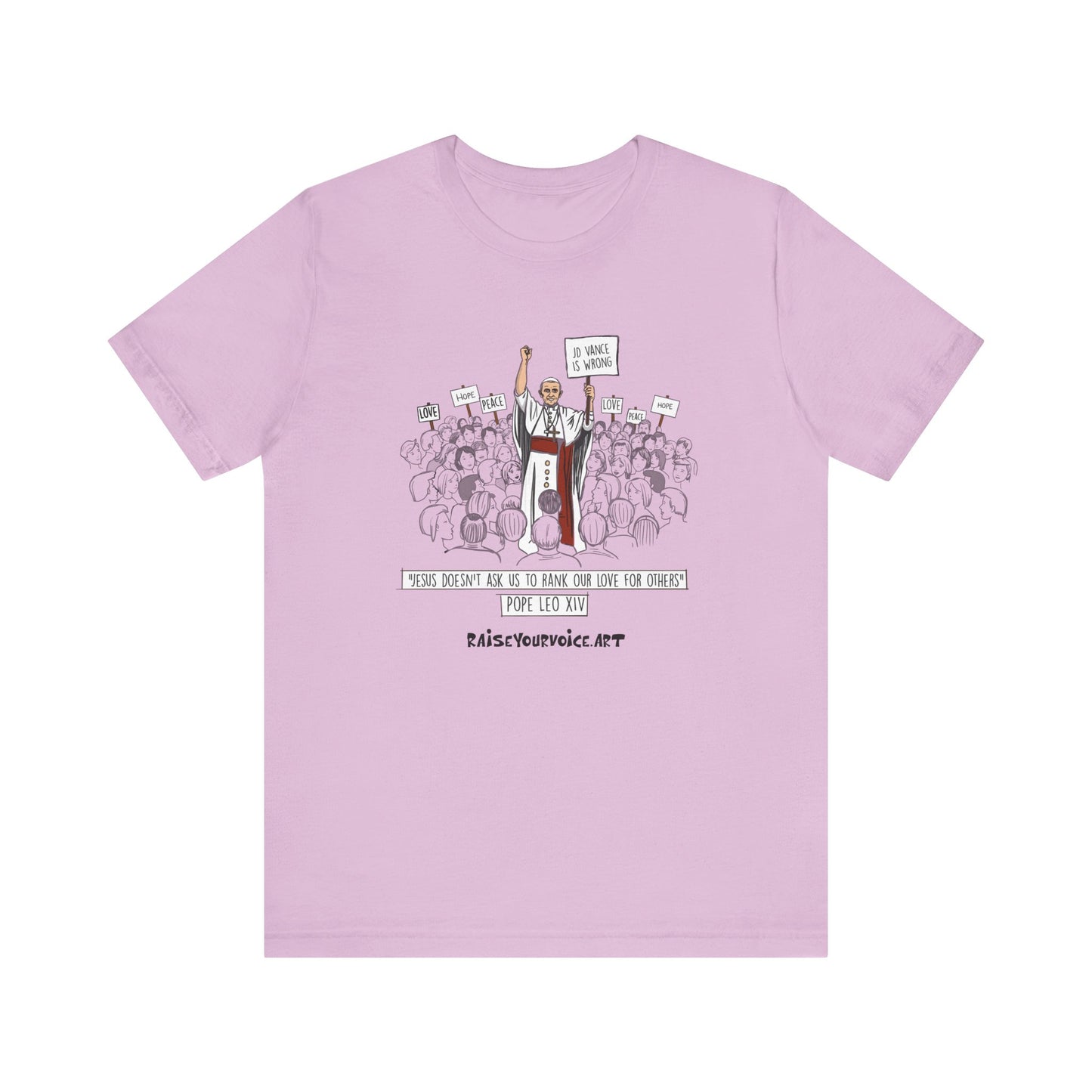 Pope Leo XIV Unisex Tee - American Pope Tribute