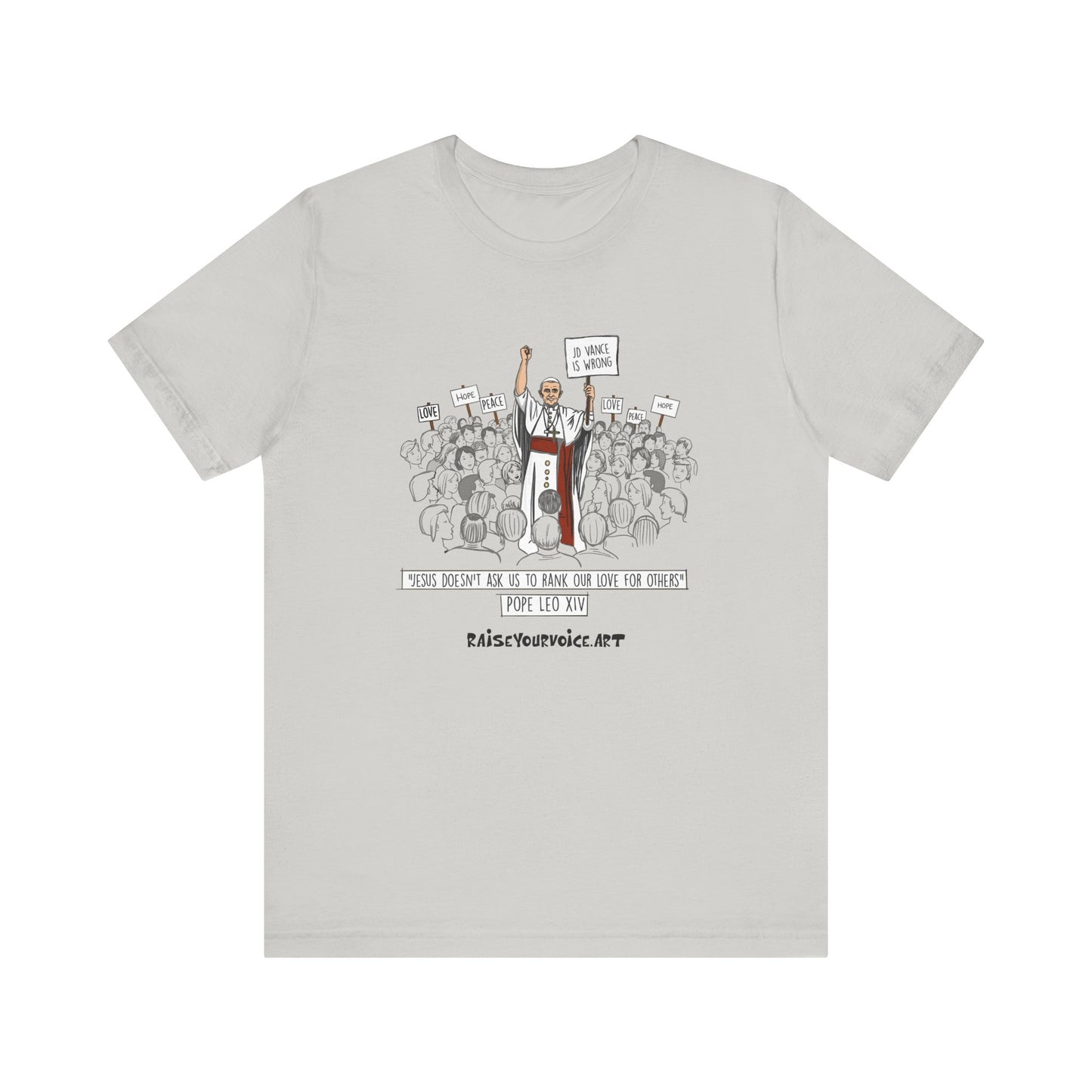 Pope Leo XIV Unisex Tee - American Pope Tribute