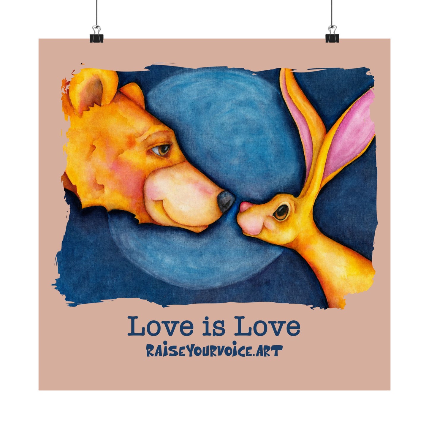 Love is Love Art Print - Matte Vertical Poster for Home Decor