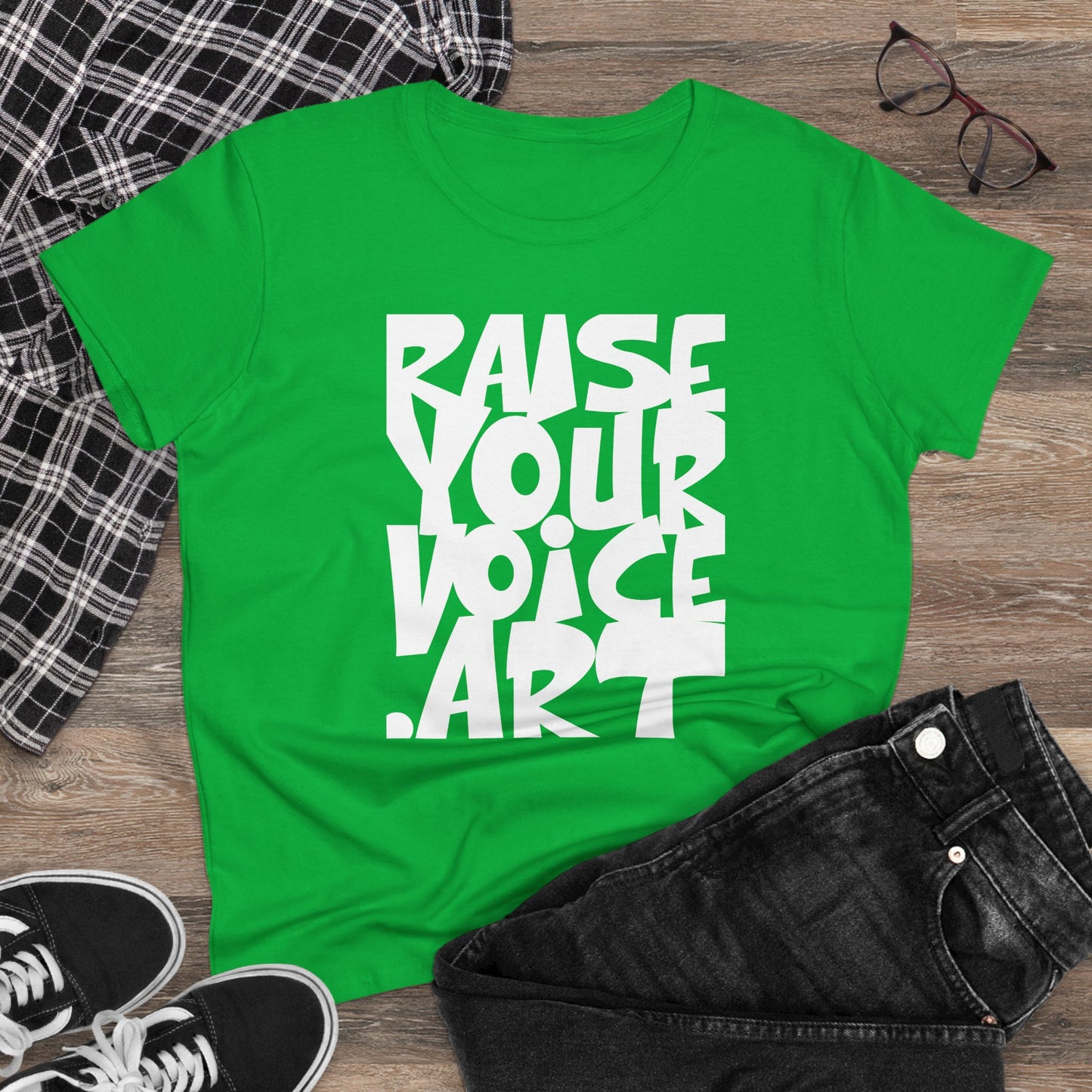 RaiseYourVoice.ART" Women's Tee