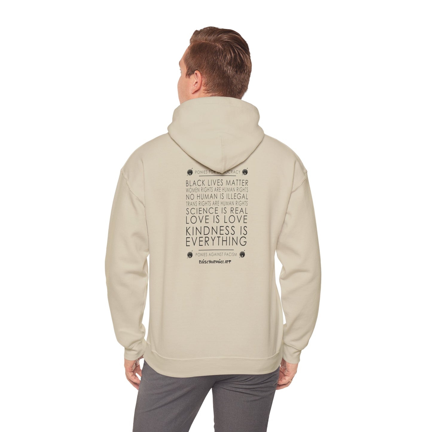 Blue Pony Club - Unisex Heavy Blend™ Hooded Sweatshirt - Love is Love, Kindness is Everything