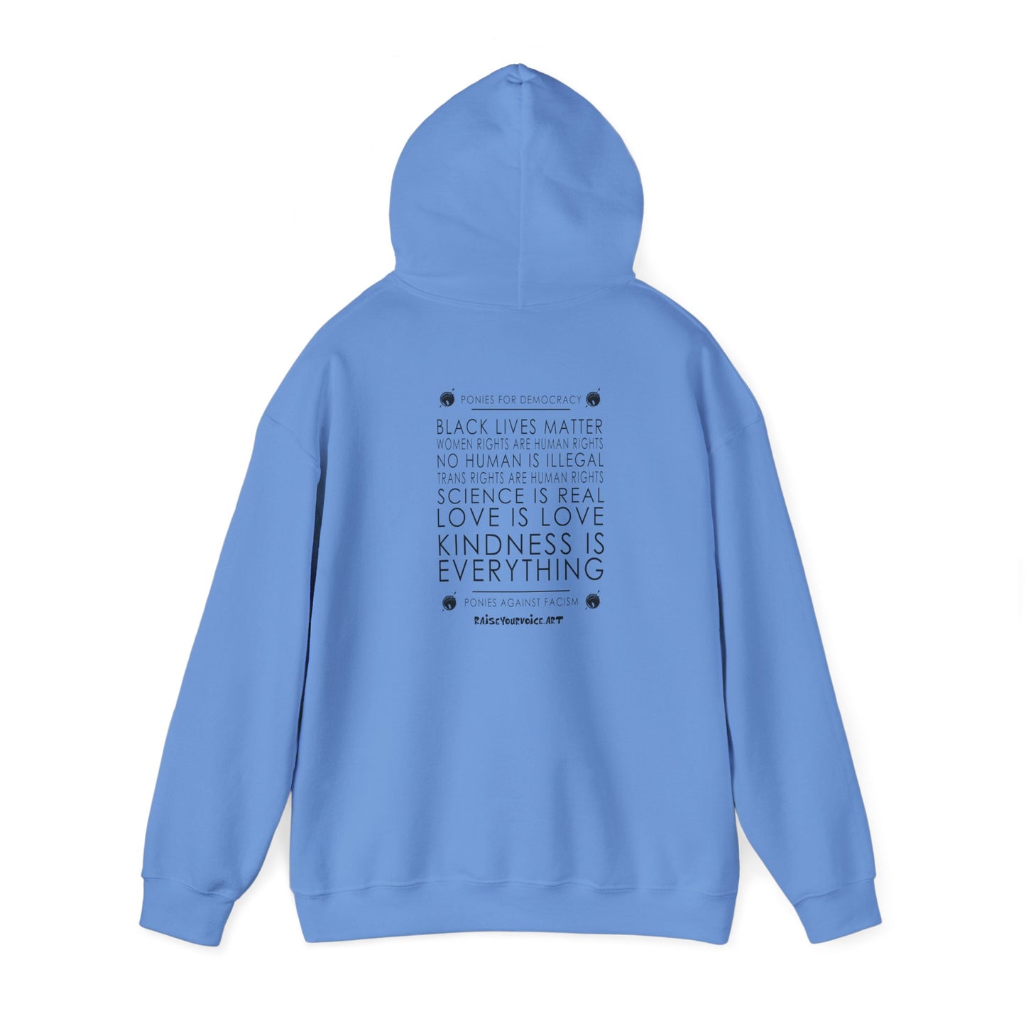 Blue Pony Club - Unisex Heavy Blend™ Hooded Sweatshirt - Love is Love, Kindness is Everything