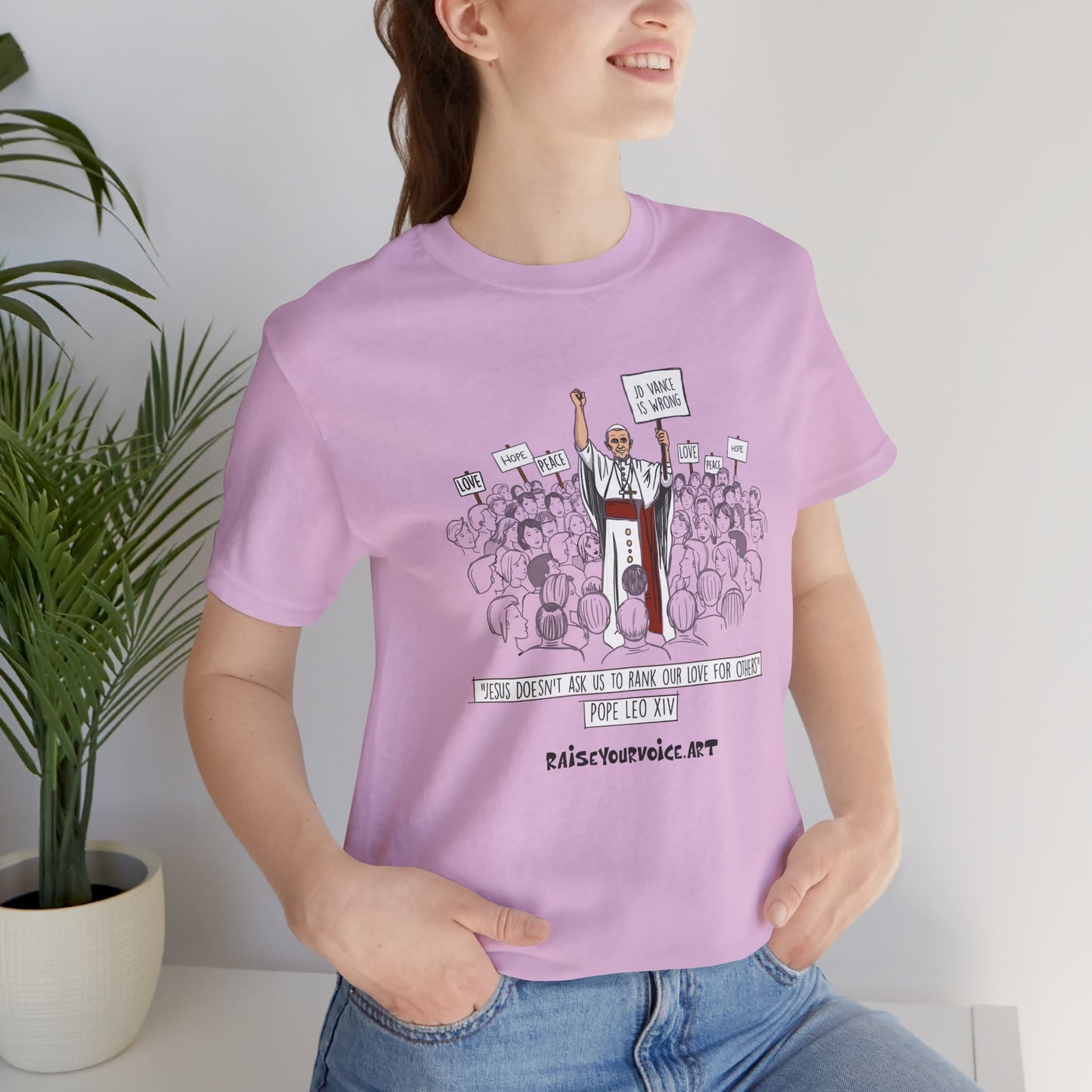 Pope Leo XIV Unisex Tee - American Pope Tribute