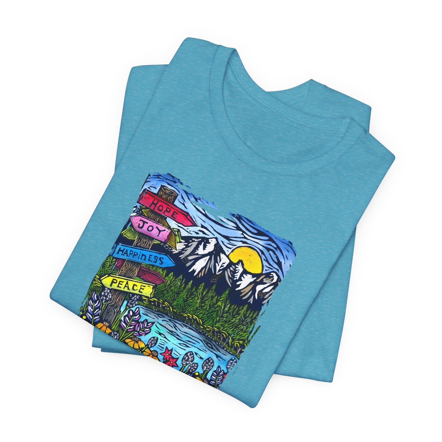 Protect Your Peace Unisex Tee - Inspirational Short Sleeve T-Shirt for Mindfulness