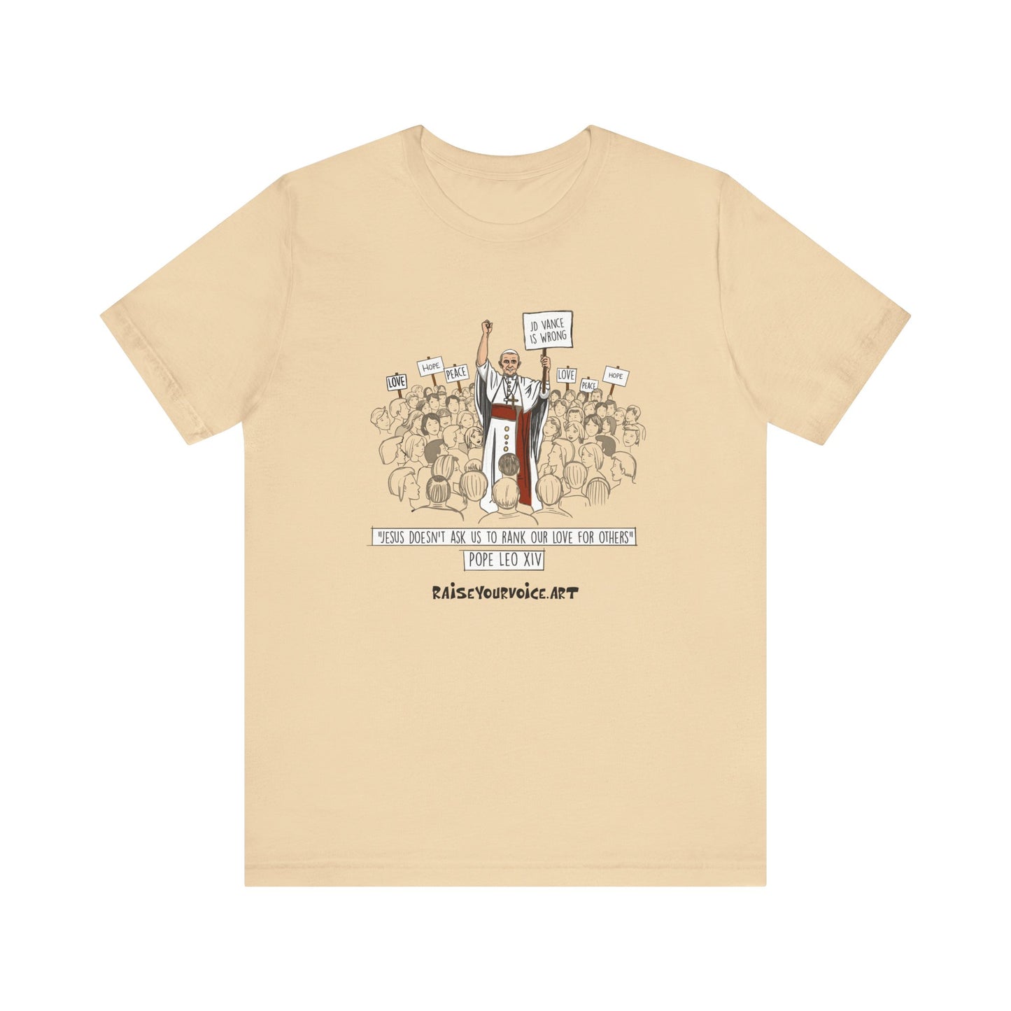 Pope Leo XIV Unisex Tee - American Pope Tribute