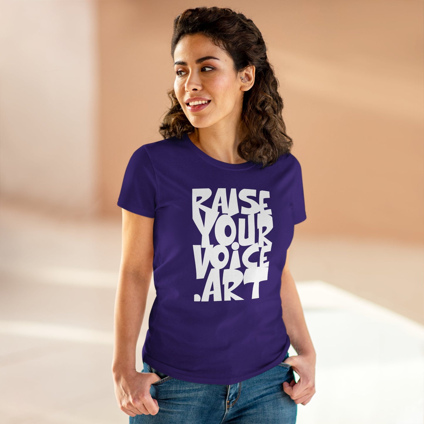 RaiseYourVoice.ART" Women's Tee