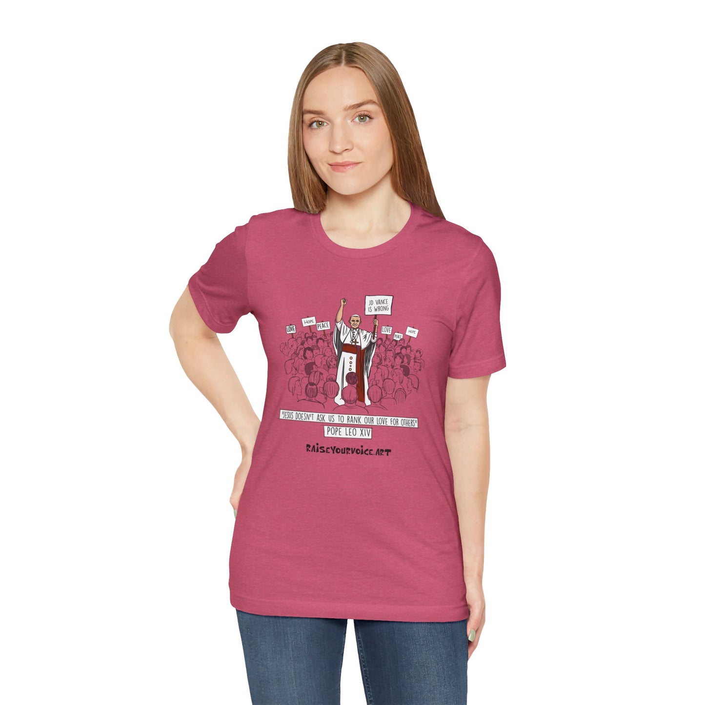 Pope Leo XIV Unisex Tee - American Pope Tribute