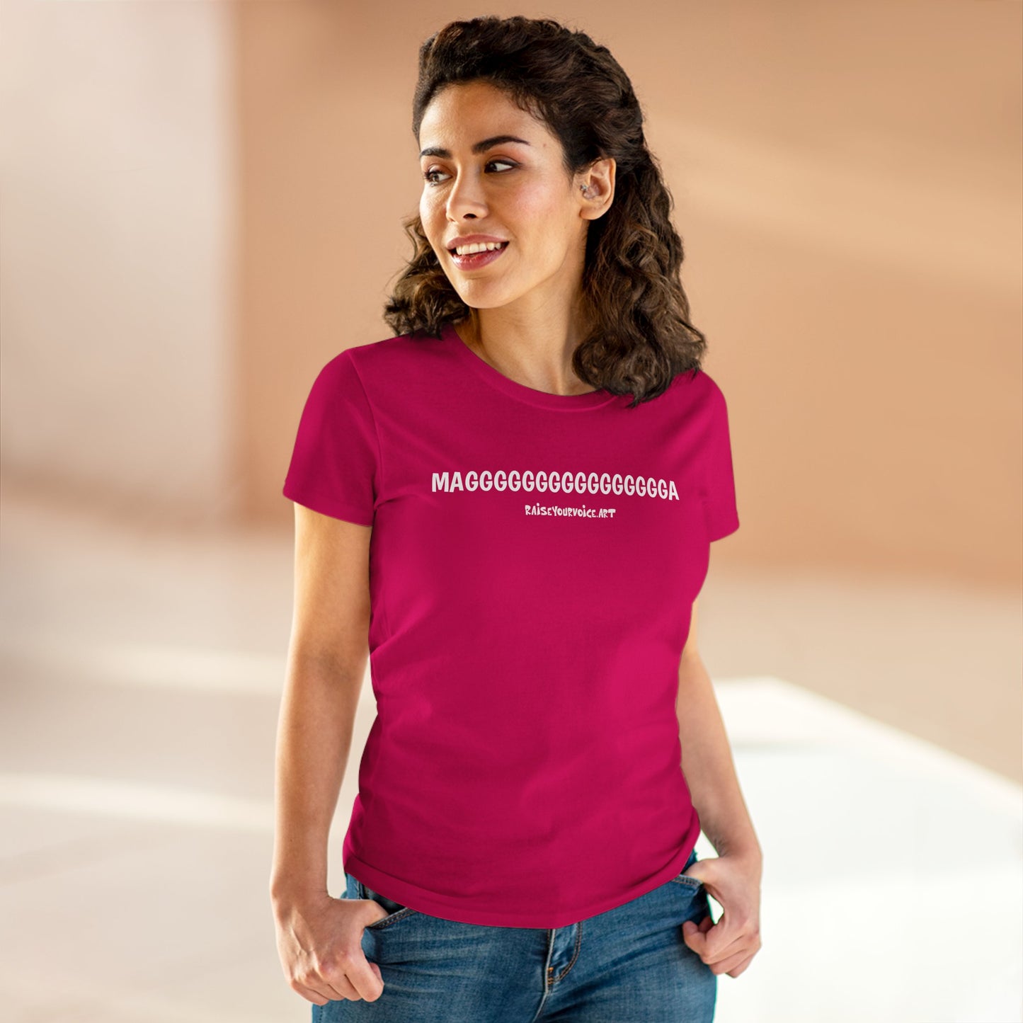 Women's MAGGGGGGGGGGGGA Cotton Tee