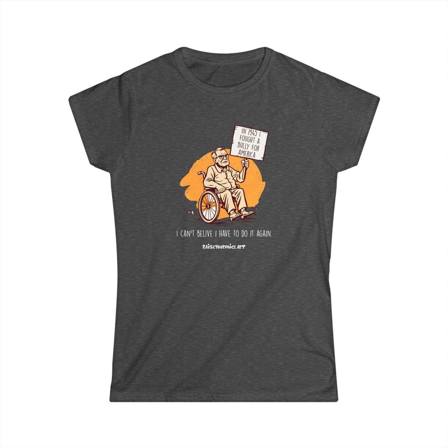 Women's Tee - Raise Your Voice Against Fighting Fascism in America