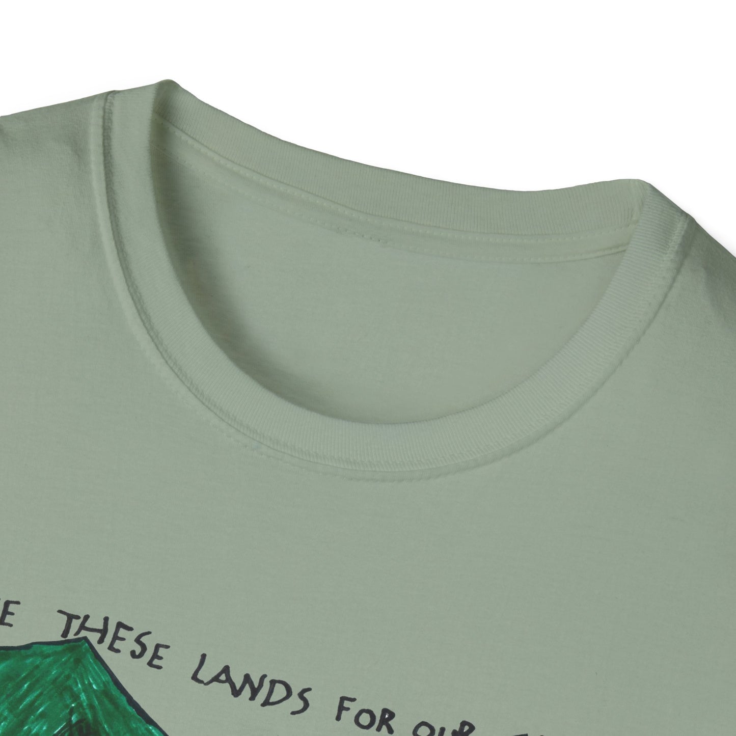Eco-Conscious Unisex T-Shirt - "Save These Lands for Our Future"