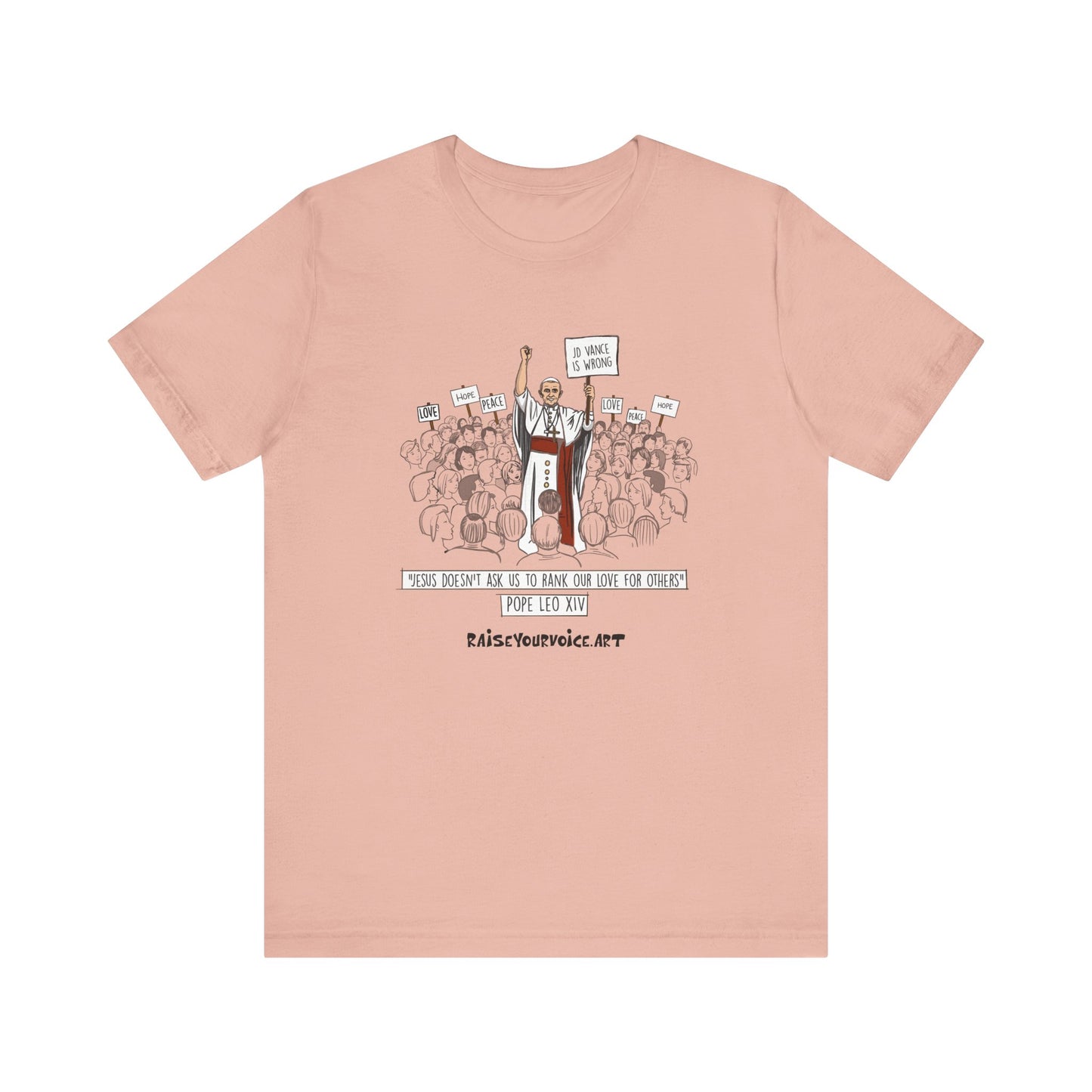 Pope Leo XIV Unisex Tee - American Pope Tribute