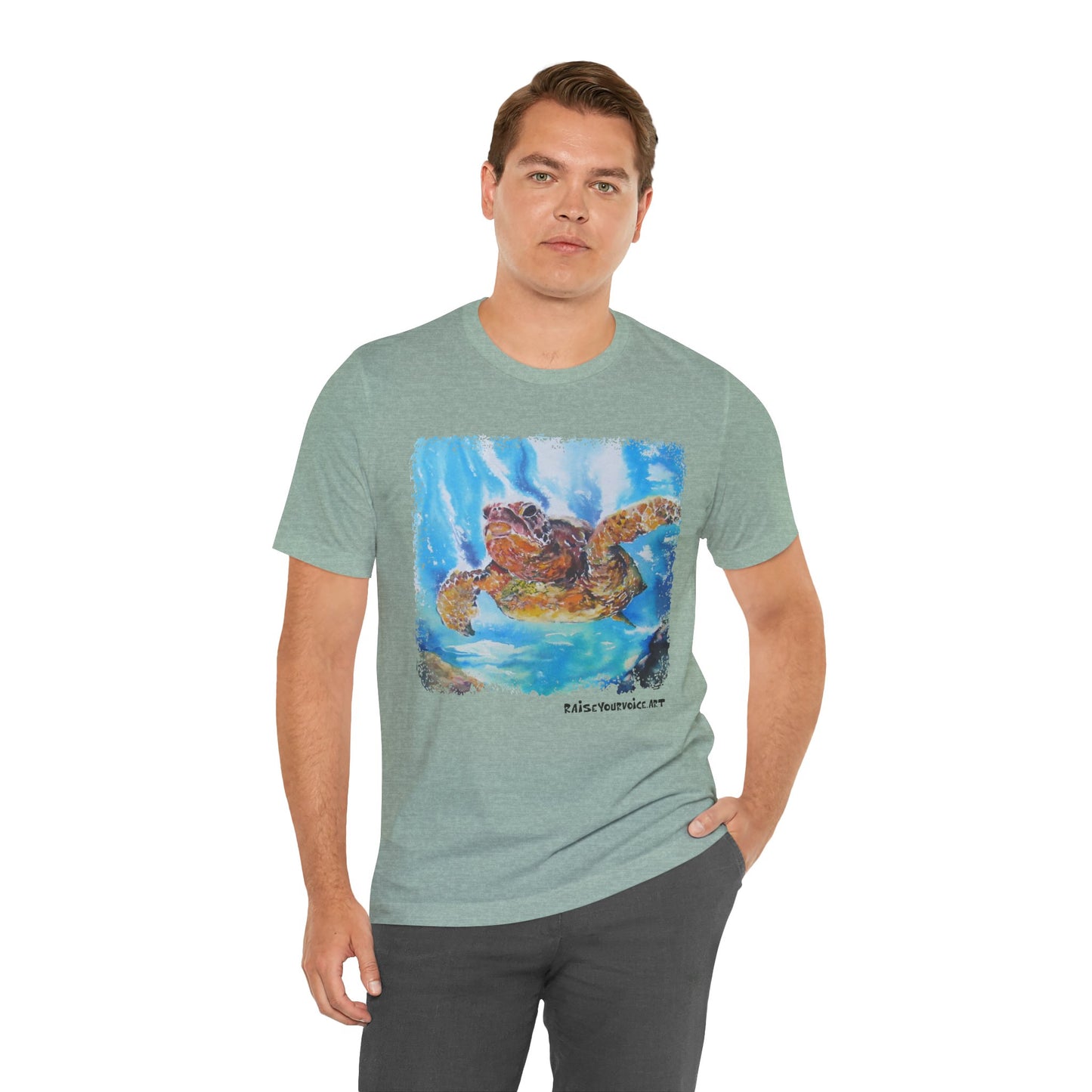 Turtles! " Serene" by Annie Allen Clark- Eco-Friendly