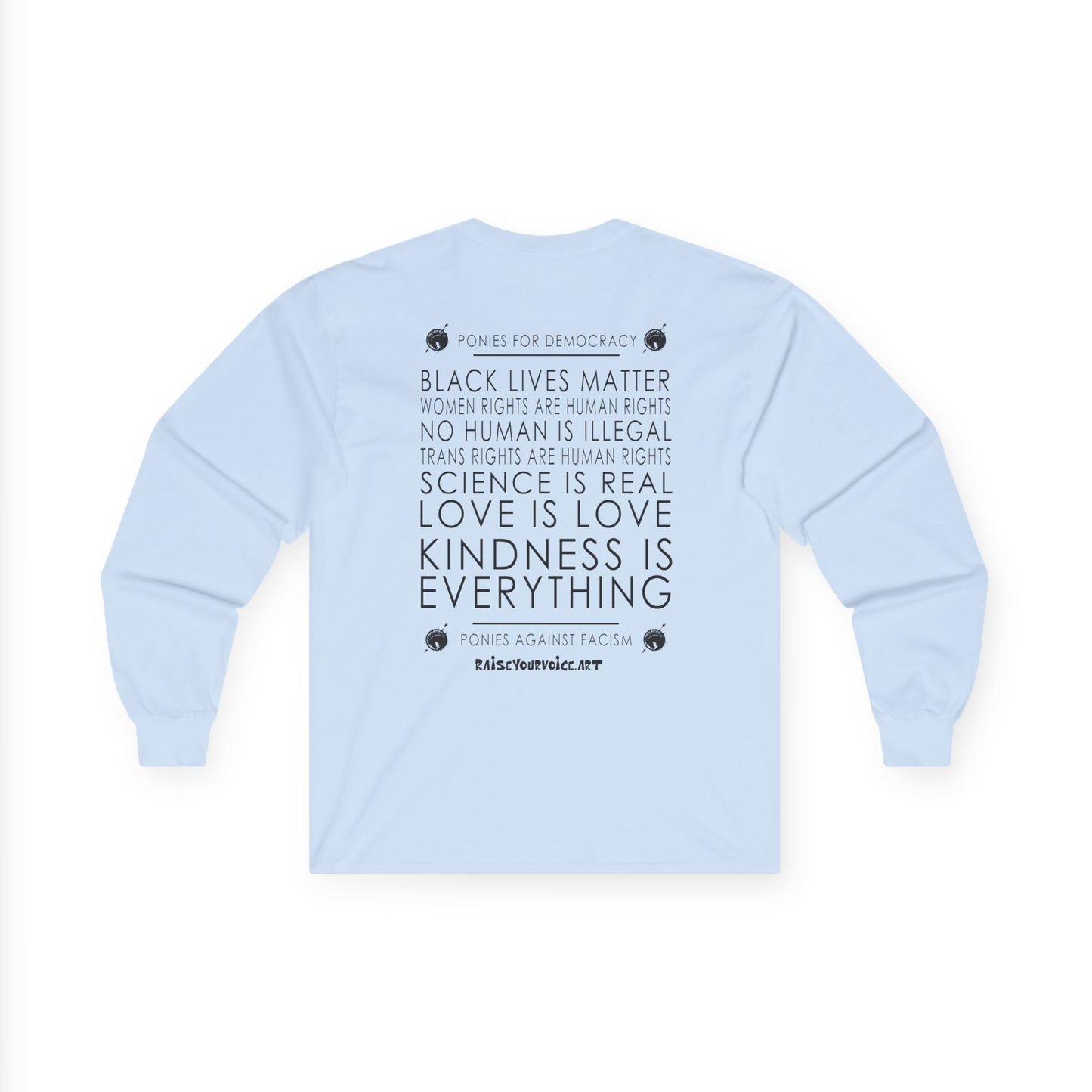 Blue Pony Club - Unisex Long Sleeve Tee - Kindness is Everything | Social Justice Fashion