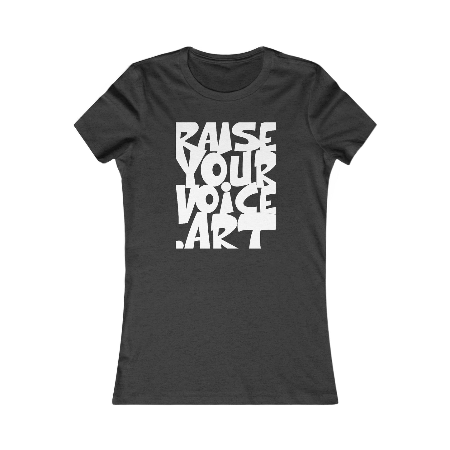RAISEYOURVOICE.ART Women's Graphic Tee - Art. Connect. Act.