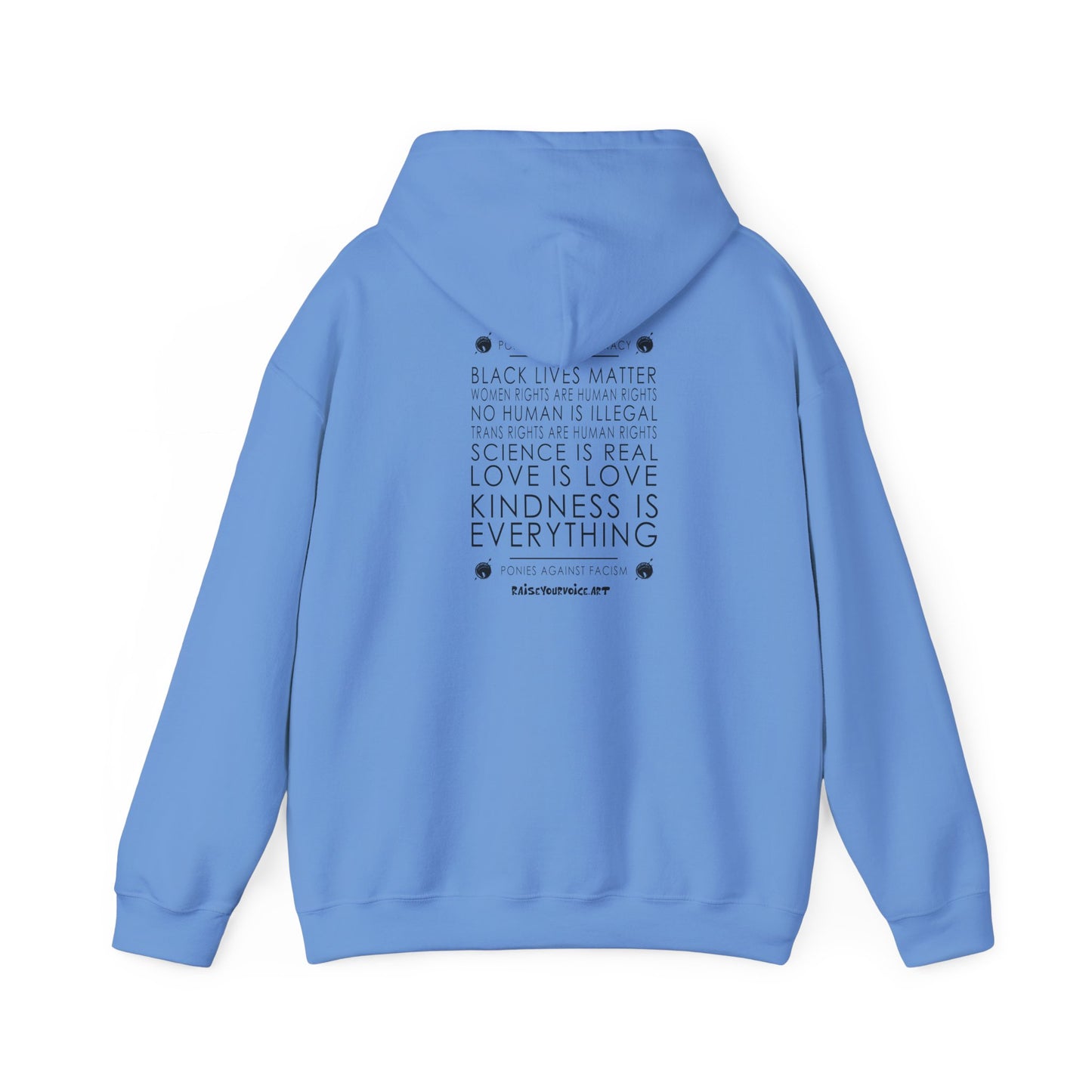 Blue Pony Club - Unisex Heavy Blend™ Hooded Sweatshirt - Love is Love, Kindness is Everything
