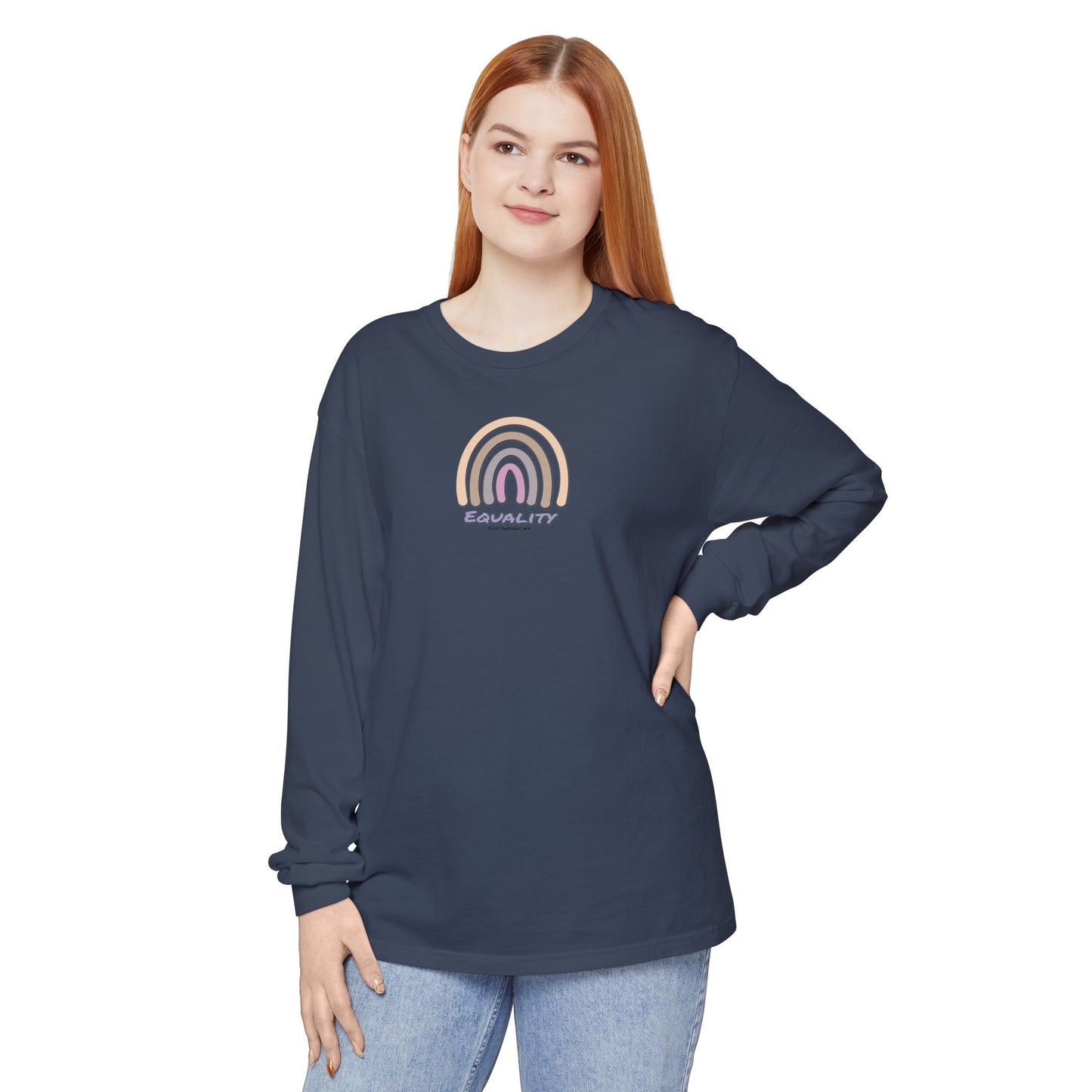 Equality Rainbow, long sleeve tee