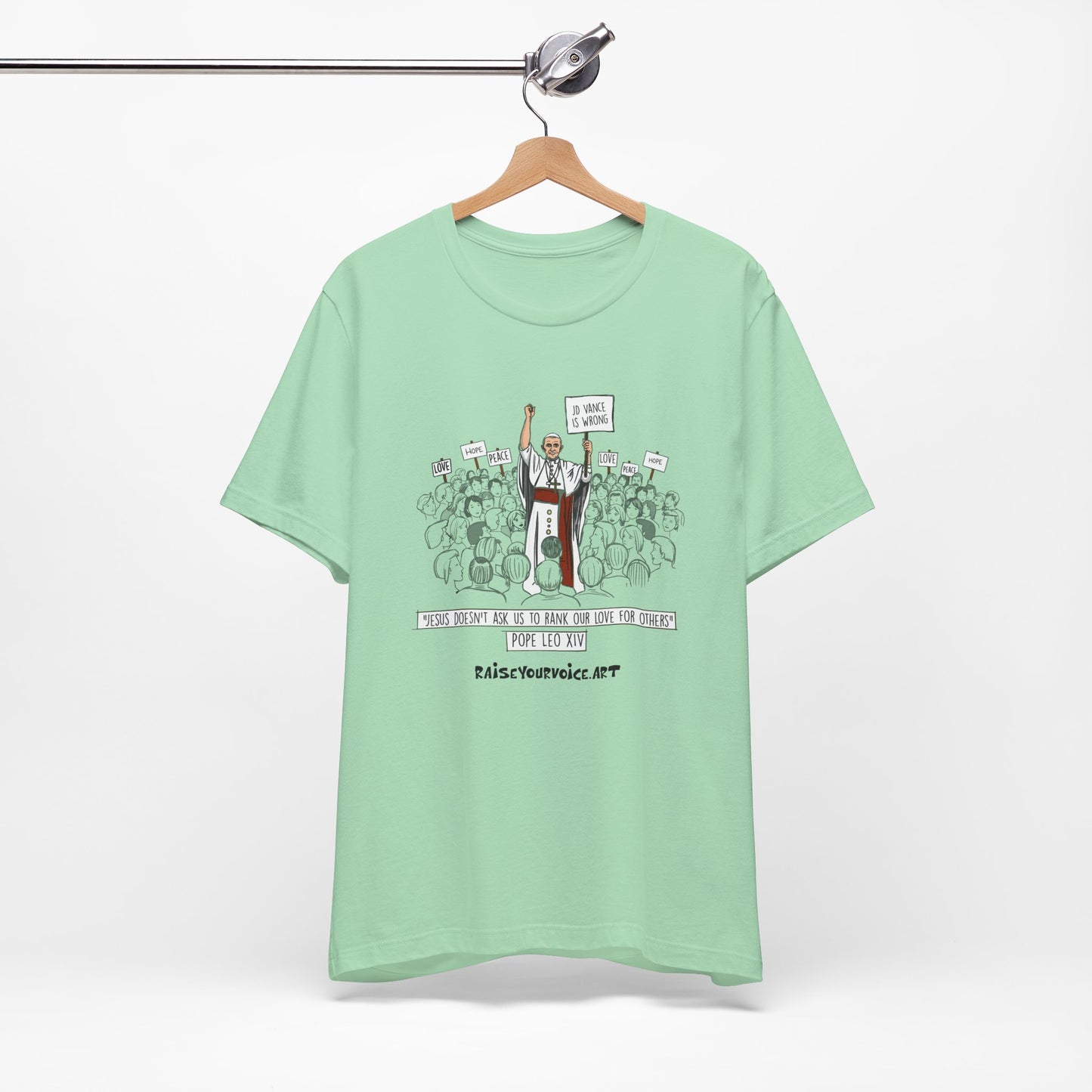 Pope Leo XIV Unisex Tee - American Pope Tribute