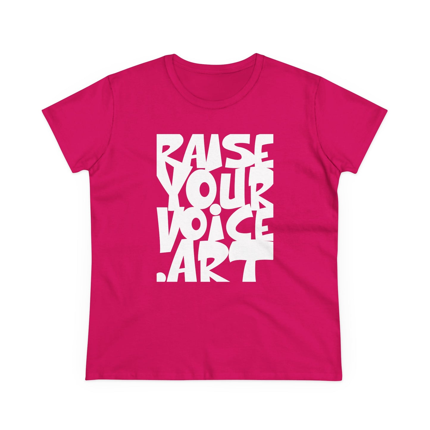RaiseYourVoice.ART" Women's Tee