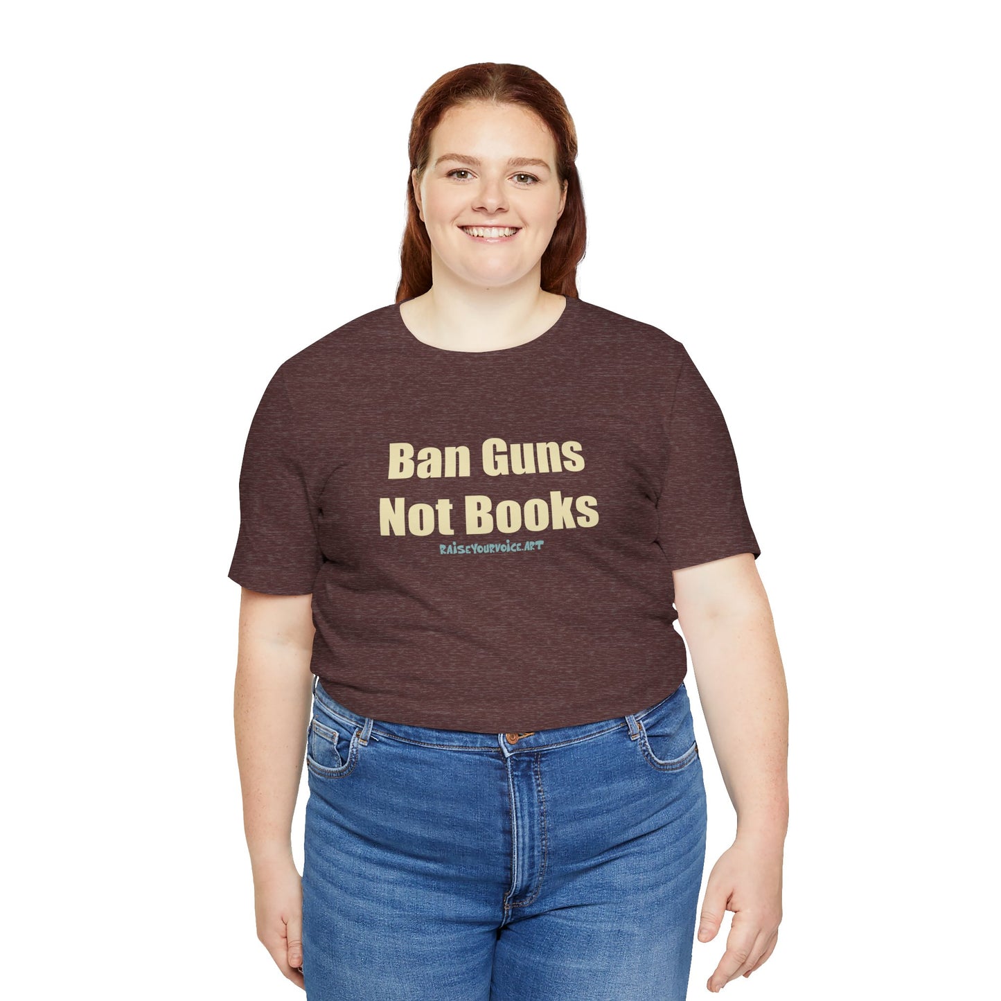 Ban Guns Not Books, Unisex Tee