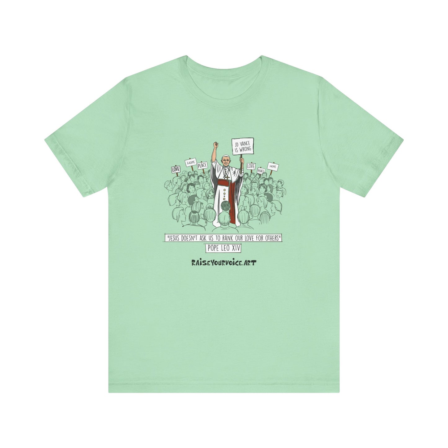 Pope Leo XIV Unisex Tee - American Pope Tribute