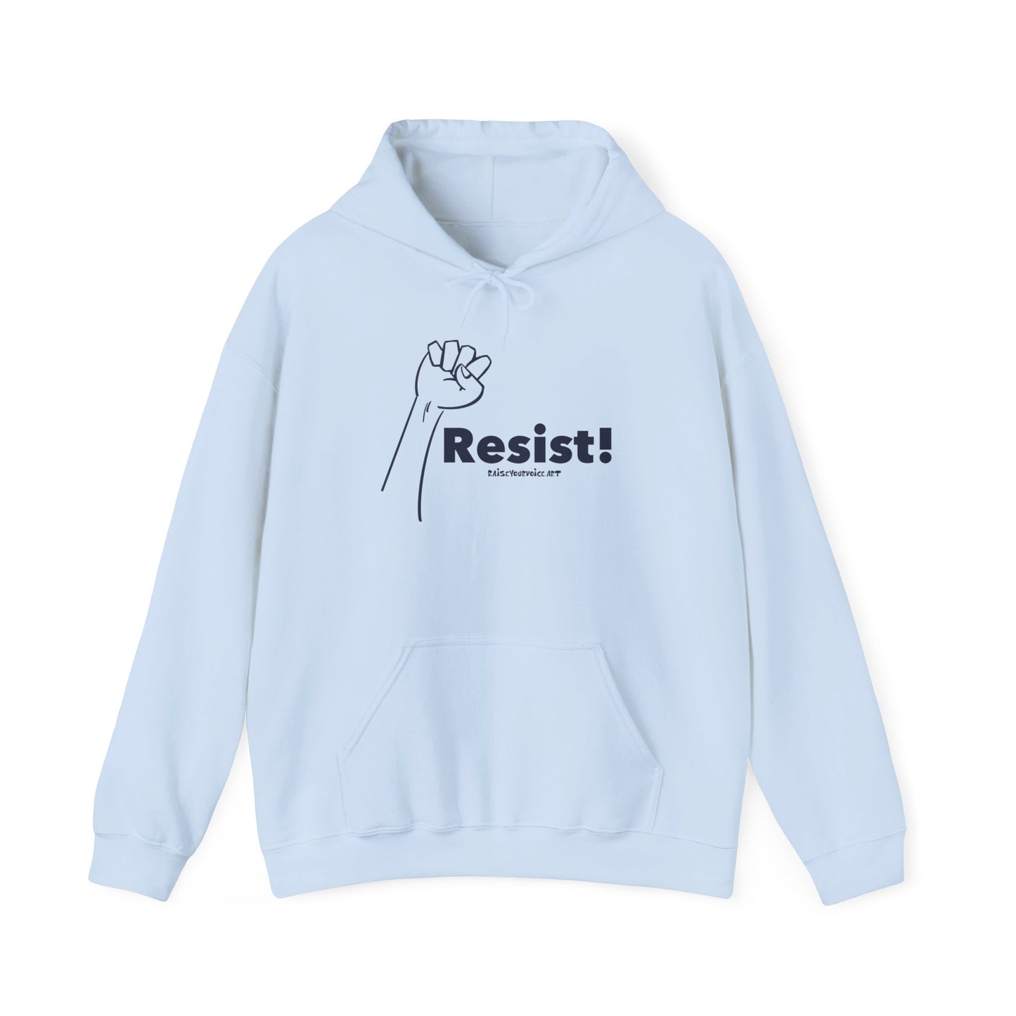Resist! Unisex Heavy Blend Hooded Sweatshirt - Empowerment Apparel