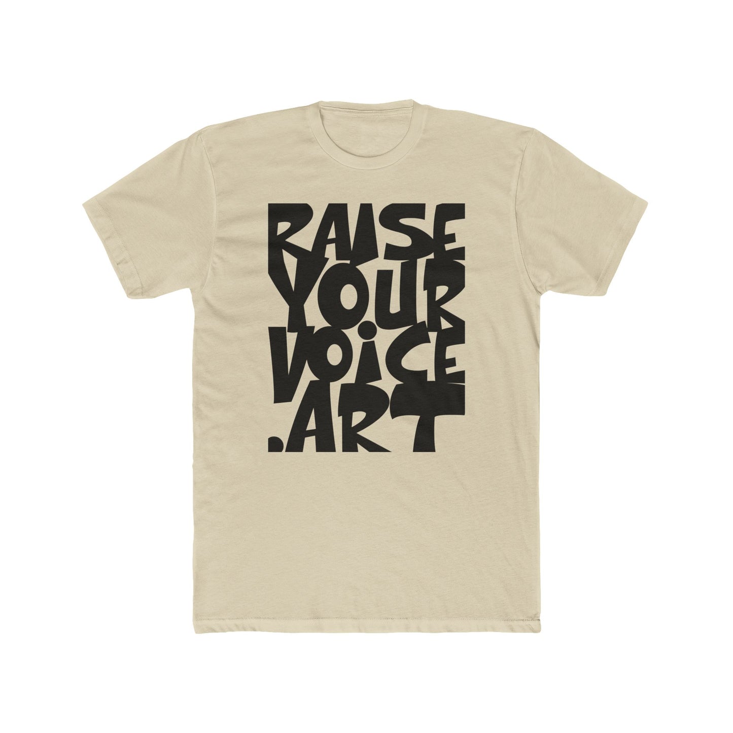 RAISEYOURVOICE.ART Unisex Cotton Crew Tee - Art. Connect. Act.